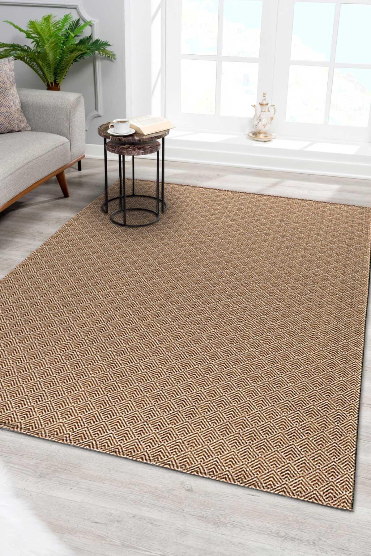 eko hali brooklyn brk 03 natural bej hasir dokulu renkli dokuma kilim fiyati yorumlari trendyol