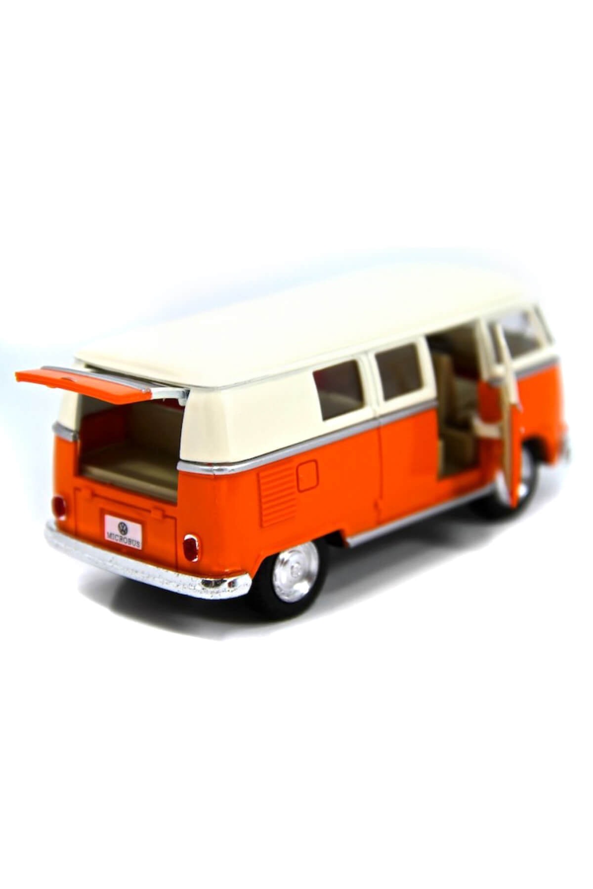 Kinsmart 1962 Volkswagen Classical Bus (Sarı-Krem) 1:32 Diecast Metal / fotoğrafı 3 (önizleme)