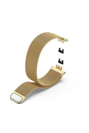 Huawei Watch Fit Elegant Kordon Hasır Metal Örgülü Ayarlanabilir Gold teoaks1145075369813