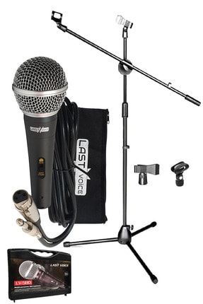 Lv-580st Ayaklı Kablolu Dinamik Mikrofon (STAND ÇANTA CÜZDAN KABLO TUTACAK) 21332