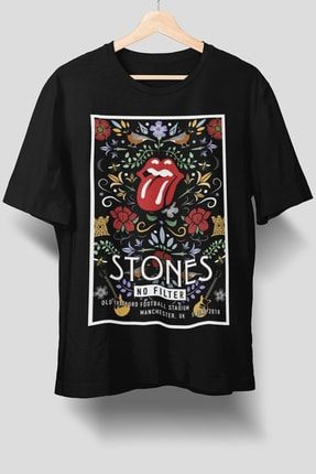 rock poster Rolling Stones dizayn tasarım baskılı tişört PLBRS001S
