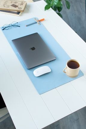Mavi Masa Matı- Laptop Altlığı - Sümen Takımı - Geniş Mousepad - Yeni Iş Hediyesi MSSMNILPTP