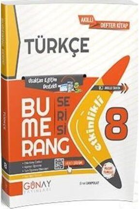 Günay Yayınları 8. Sınıf Türkçe Bumerang Serisi alokitabevi-4509