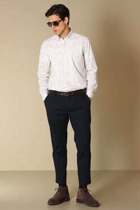 Rude Smart Chino Pantolon Slim Fit Lacivert TYC00237109741