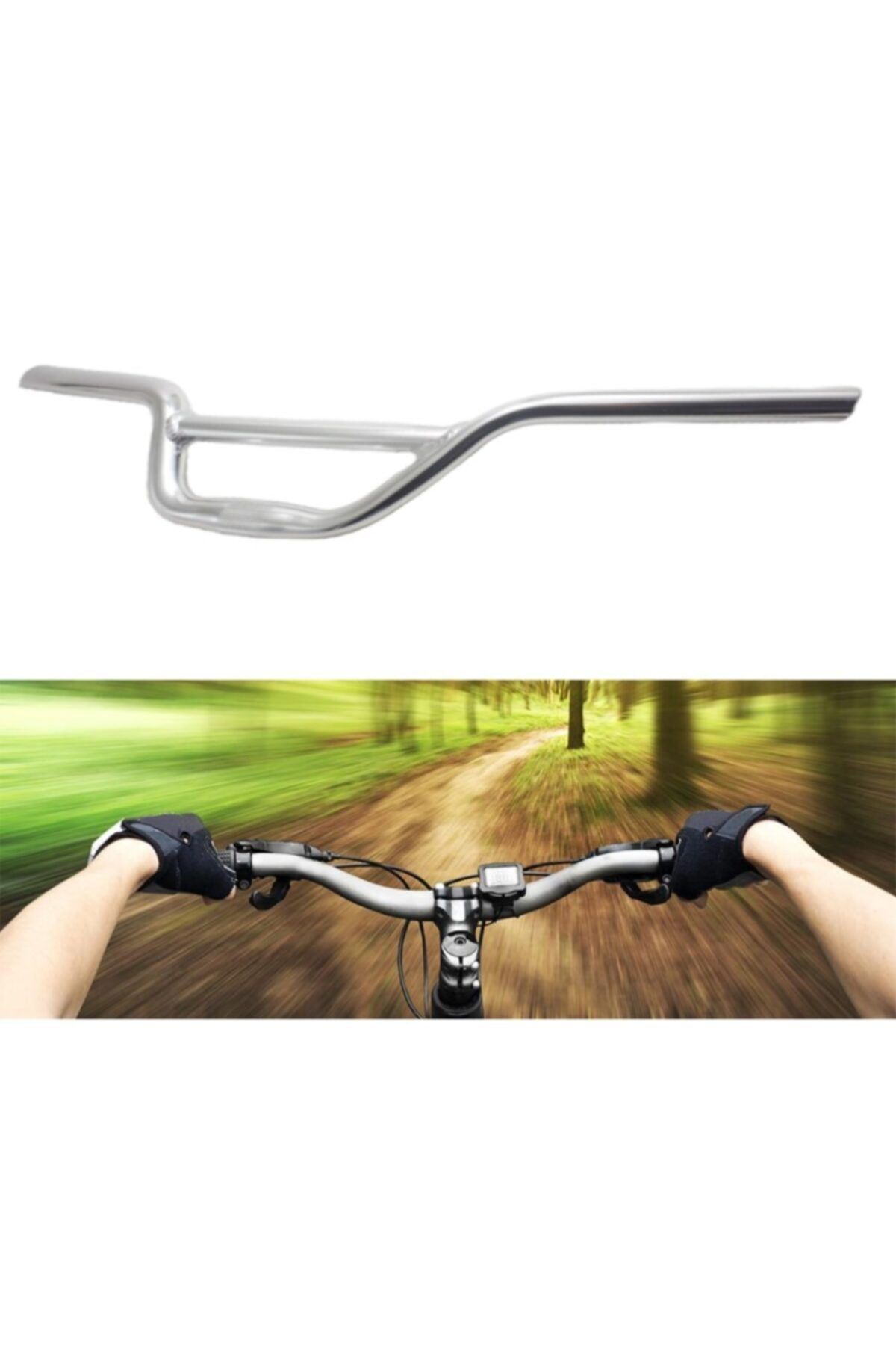 HSGL Bicycle Aluminum Bracket Chrome Handlebar 60 Cm Trendyol