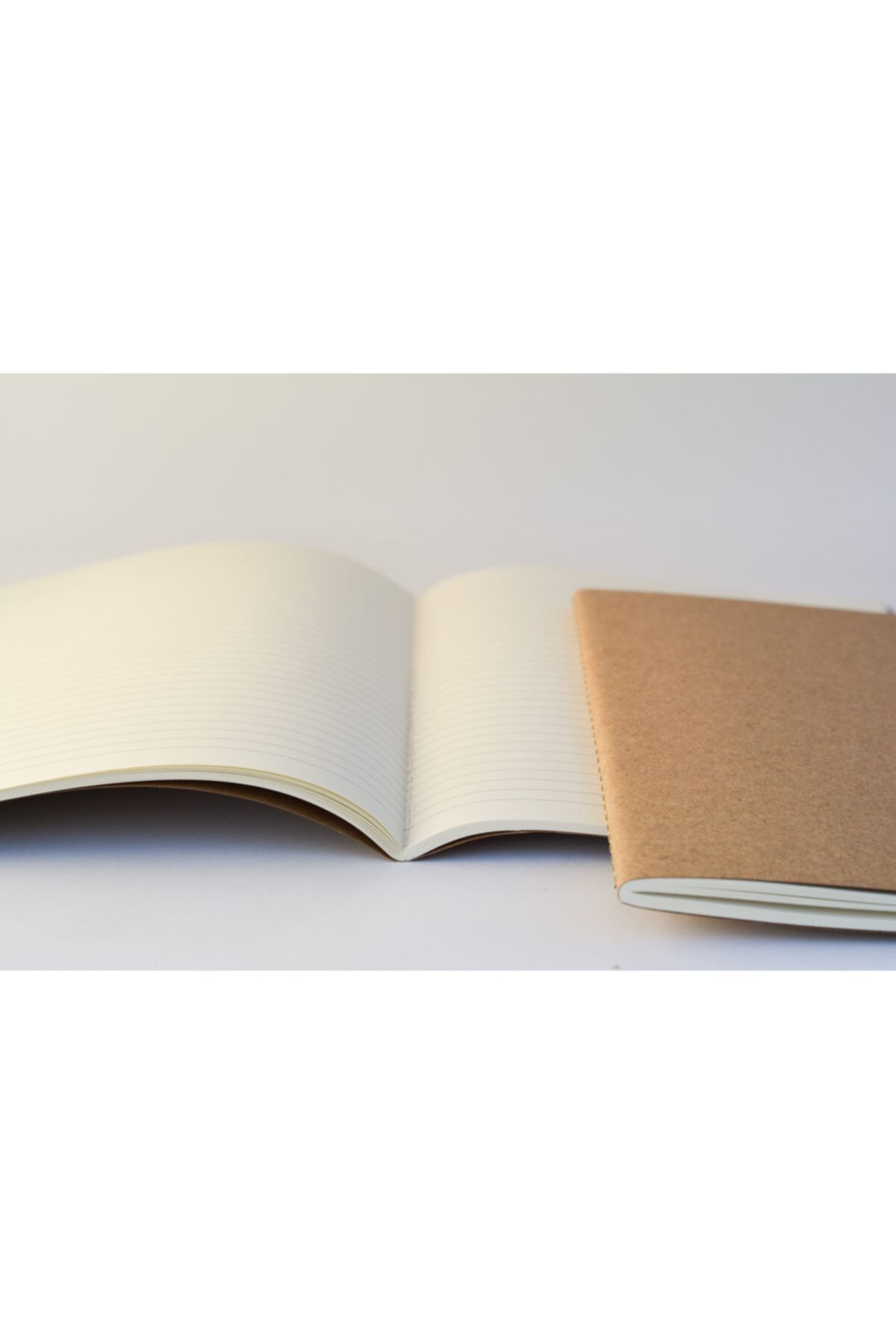 Fark Tanıtım-Tailor Stitched 2-Pack Kraft Ruled Notebook, 40 Sheets (80 Sheets) 5