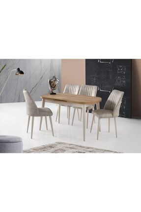 Mobilya - Danna Yemek Masası - Moda Sandalye Takımı (6 Sandalye) 1NM295-NM5721