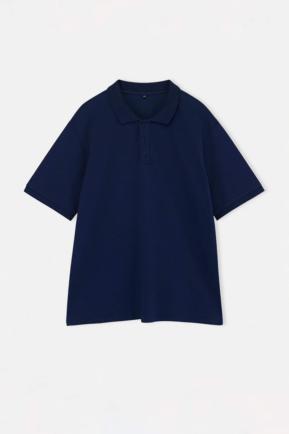 Trendyolmilla Man Büyük Beden Lacivert Regular/Normal Kesim Basic %100 Pamuk Polo Yaka T-shirt TMNSS24BF00000