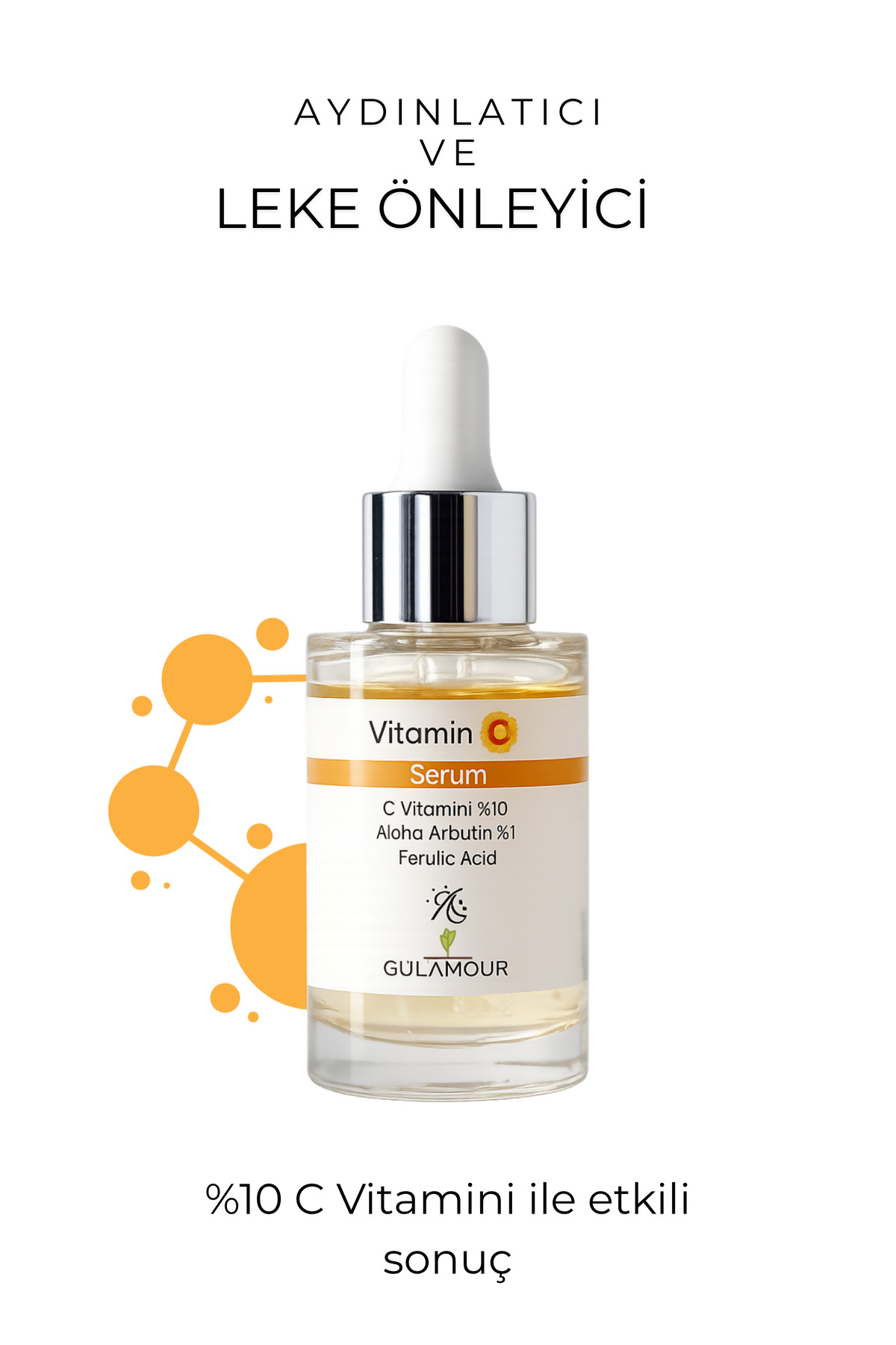 C Vitamini Aydınlatıcı- Leke önleyici- Cilt tonu dengeleyici Cilt serumu — CVİTAMİNİ30ML