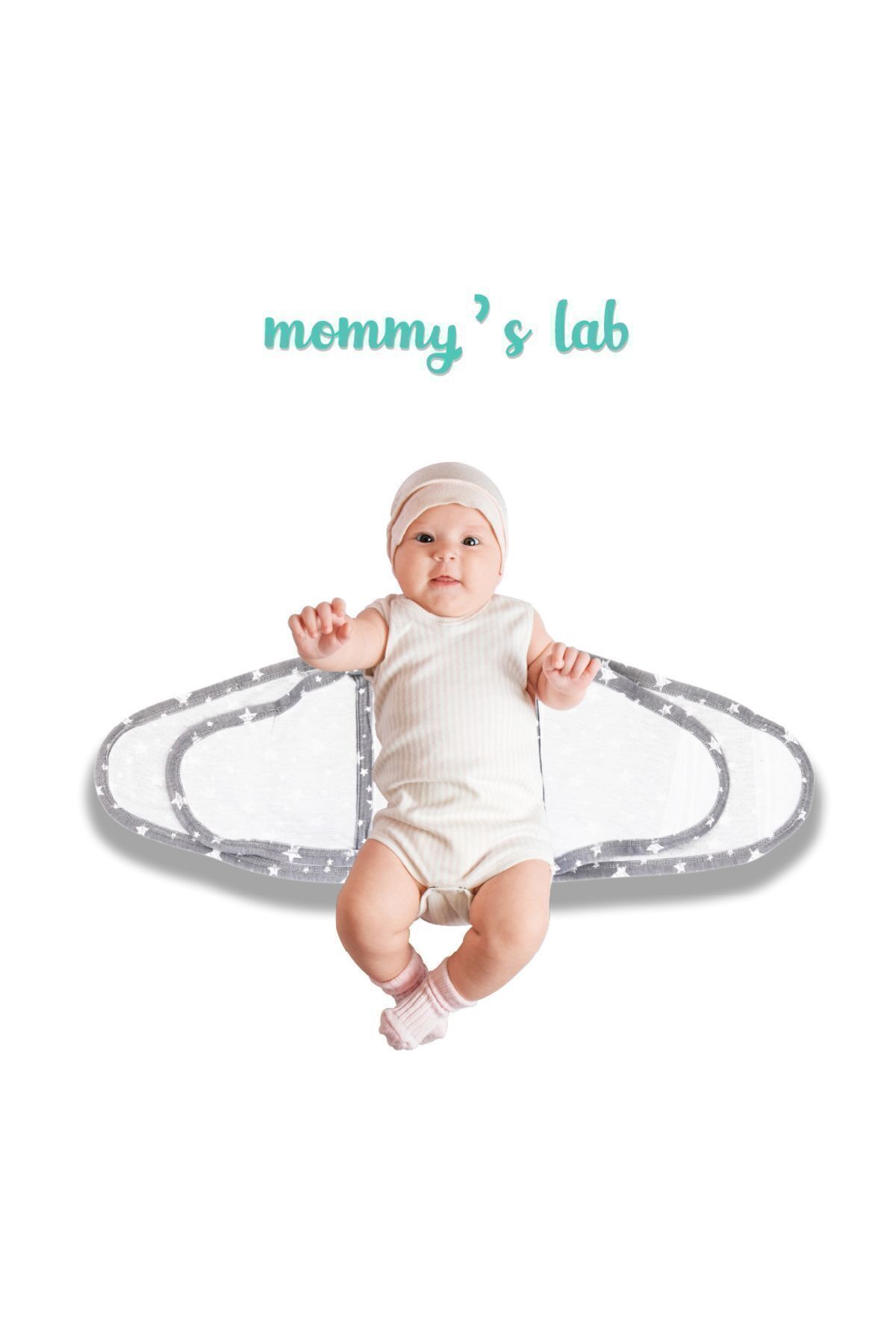 Mommyslab 0-4 Ay Yeni Sezon Desenli Renkli % 100 Pamuk Hazır Yarım Kuşak Kundak Kemer (OEKO TEX CIF BELGELİ) fotoğrafı 4 (önizleme)