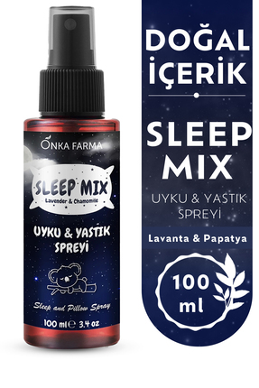 OnkaFarma SleepMix Uyku Yastık Spreyi 100 ml (Lavanta & Papatya) Rahatlatıcı ...