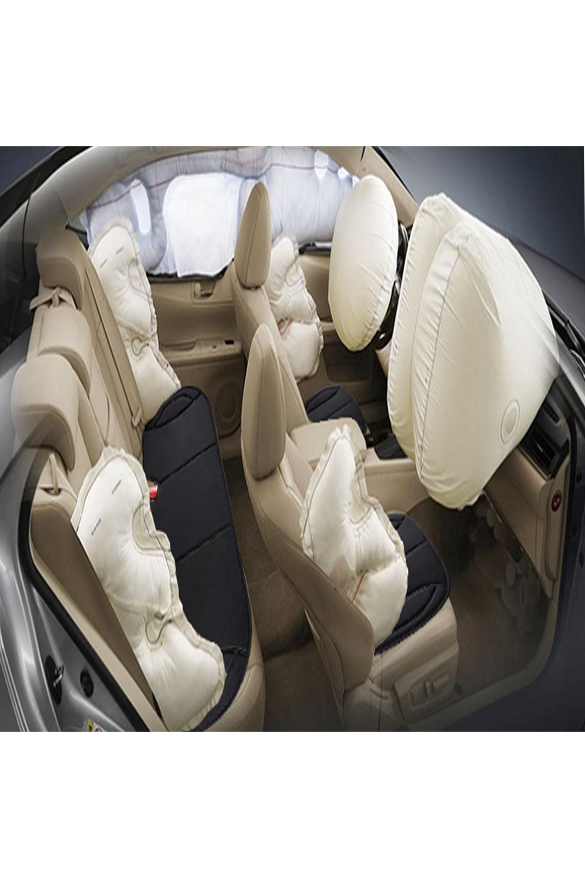 BENTOTO VOLVO S40 Uyumlu keten terletmez Oto Koltuk Minder Seti-Koltuk Koruma Kılıfı 3 Parça fotoğrafı 4 (önizleme)