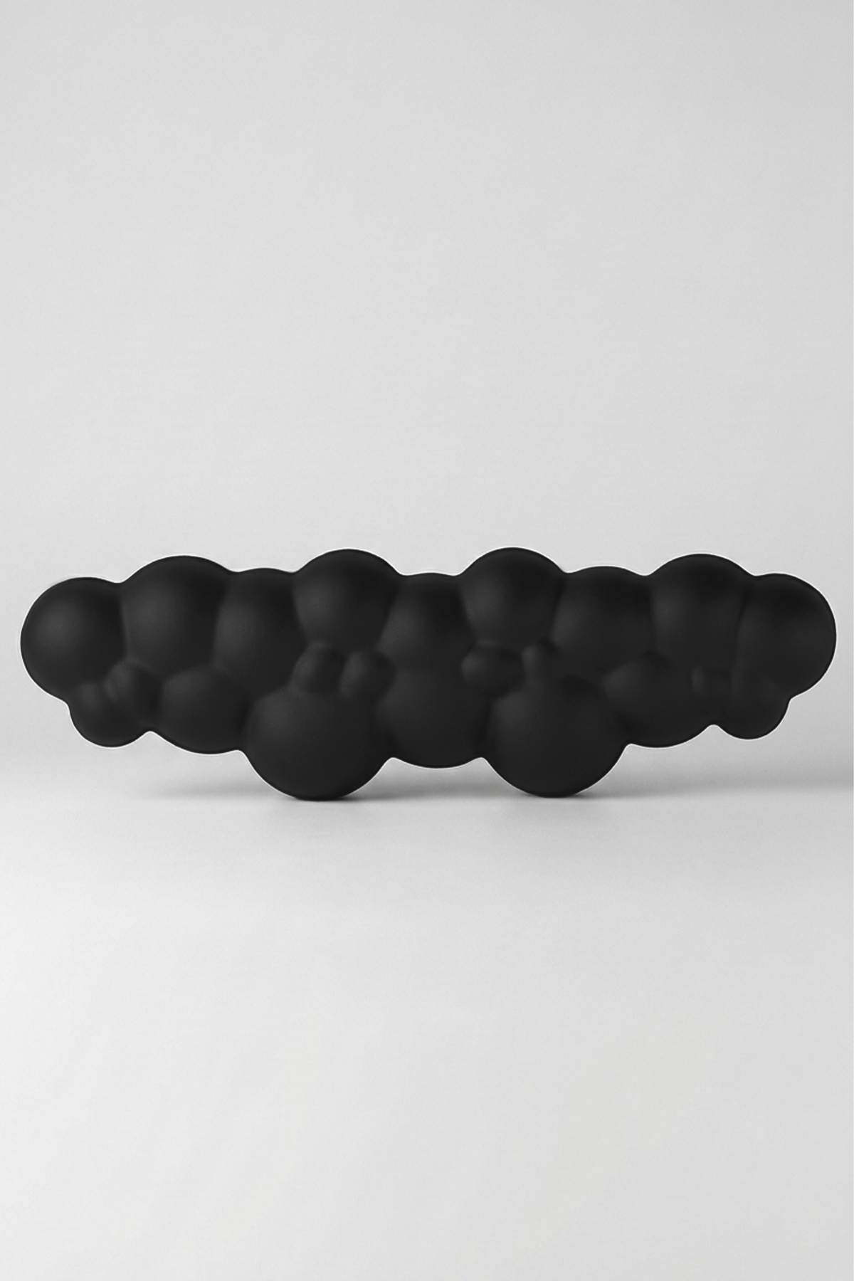 Cloud Shaped Black Keyboard Wrist Support Ergonomic & Comfortable Memory Foam Anti-Slip Base Wrist Pillow
