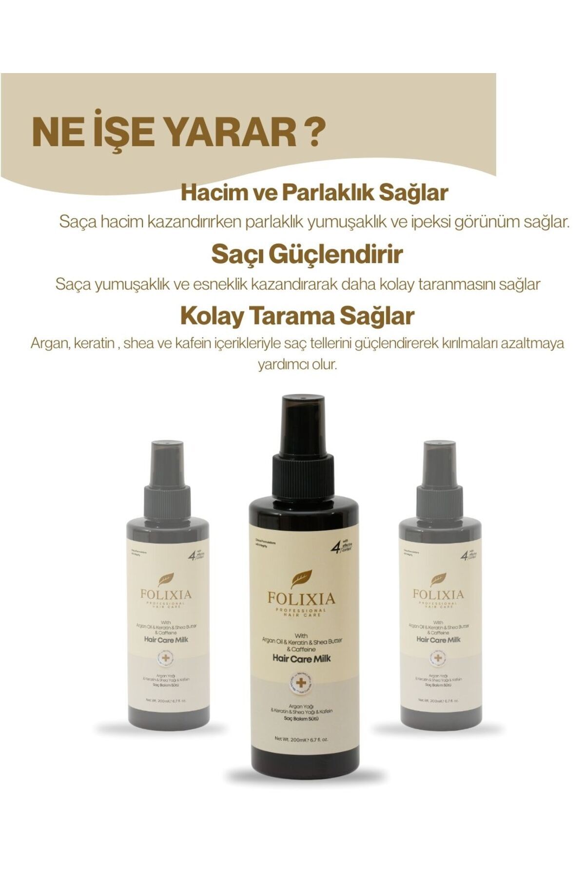 Saç Sütü - Argan & Keratin Yoğun Nem ve Onarım 200 ML — 6 — تصویر 8 از 8