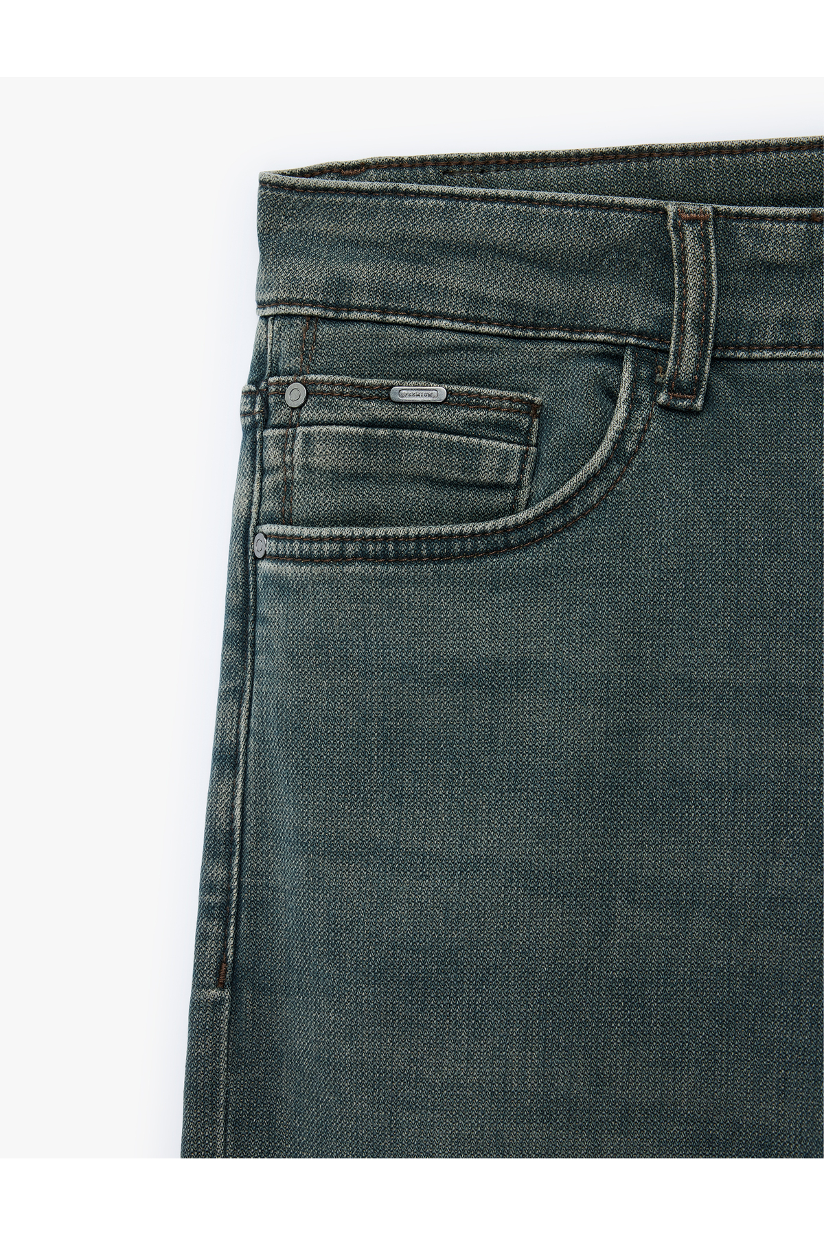 Koton Normal Bel Pamuklu Slim Fit Jean Pantolon - Brad Jean görsel 8