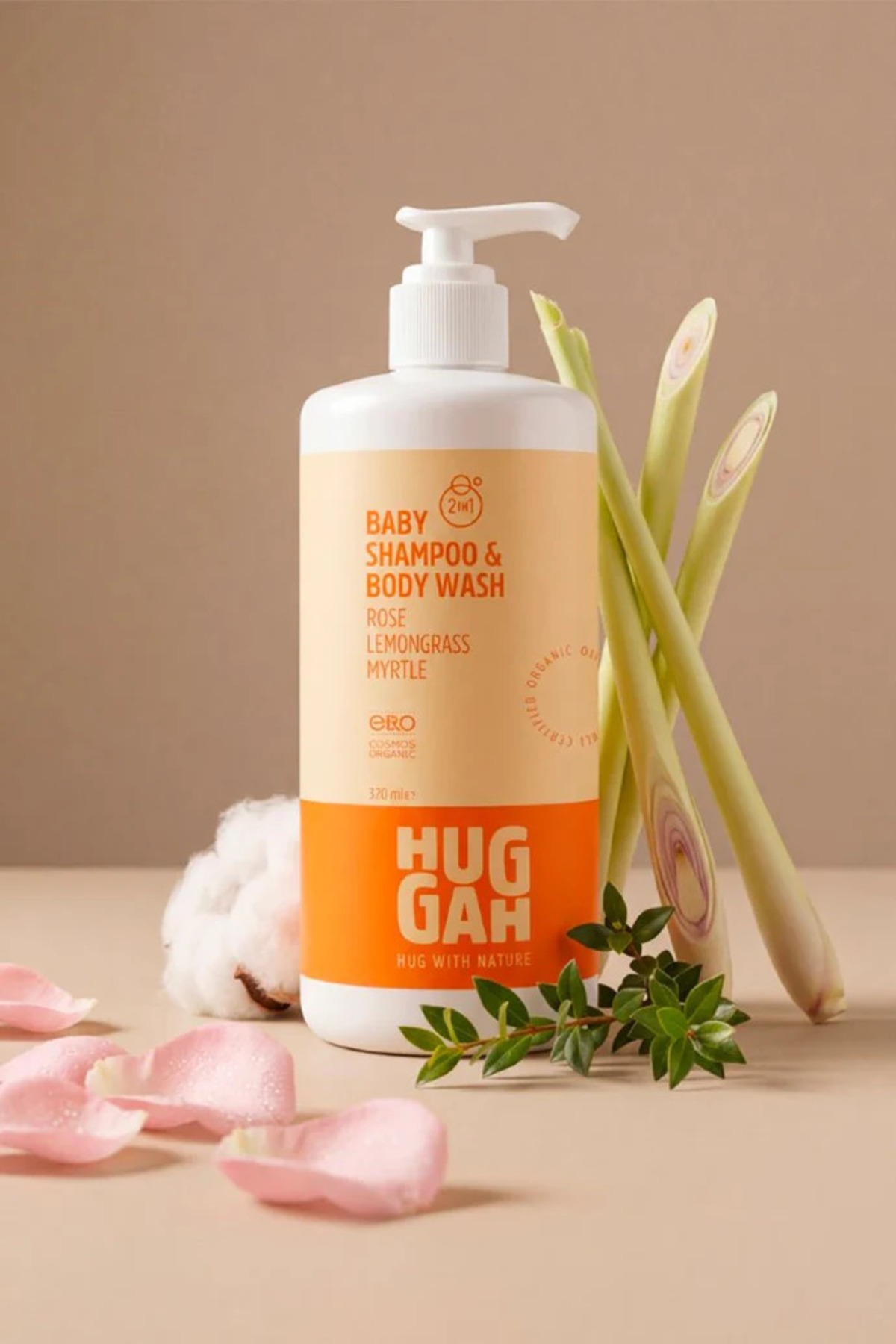 Huggah Organik Anne & Bebek Bakım Seti (Bebek Şampuanı 320 ml + Pişik Kremi 100 ml) fotoğrafı 2 (önizleme)