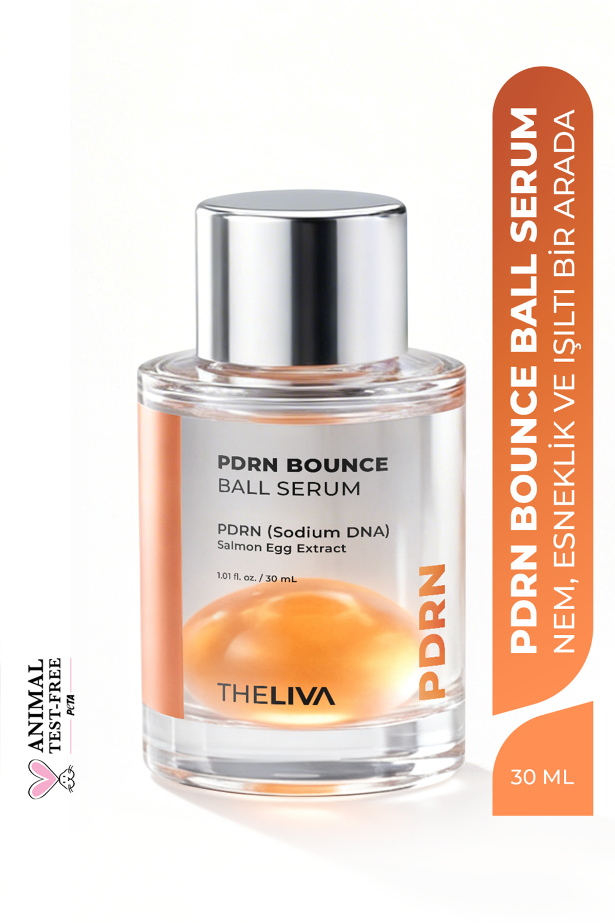 The Liva PDRN Dual Bounce Ball Serum, Çift Fazlı Essence Cilt Işıltısını Destekleyen Gençlik Serumu 30 ml - Fiyatı, Yorumları