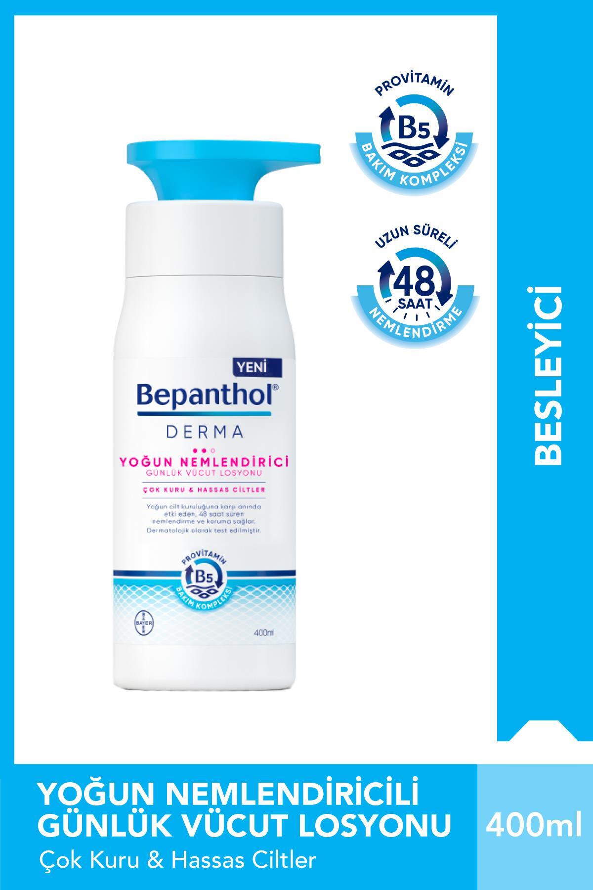 Bepanthol Derma Yoğun Nemlendirici Losyon 400 Ml Kuru, Hassas Ciltler, Günlük Yoğun Nemlendirici - Fiyatı, Yorumları