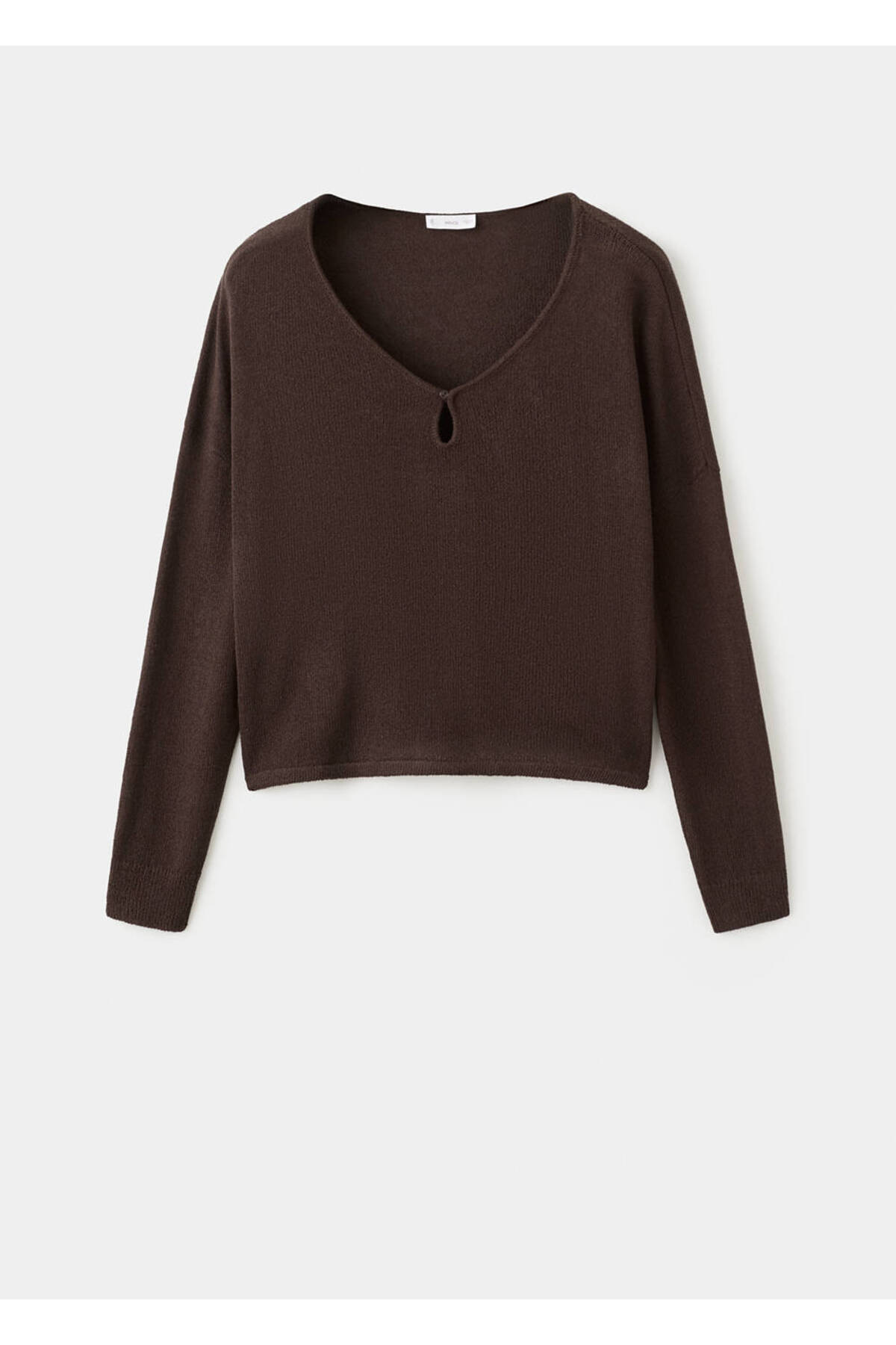 MANGO Teen  Cut-out detaylı örgü kazak - Görsel 3