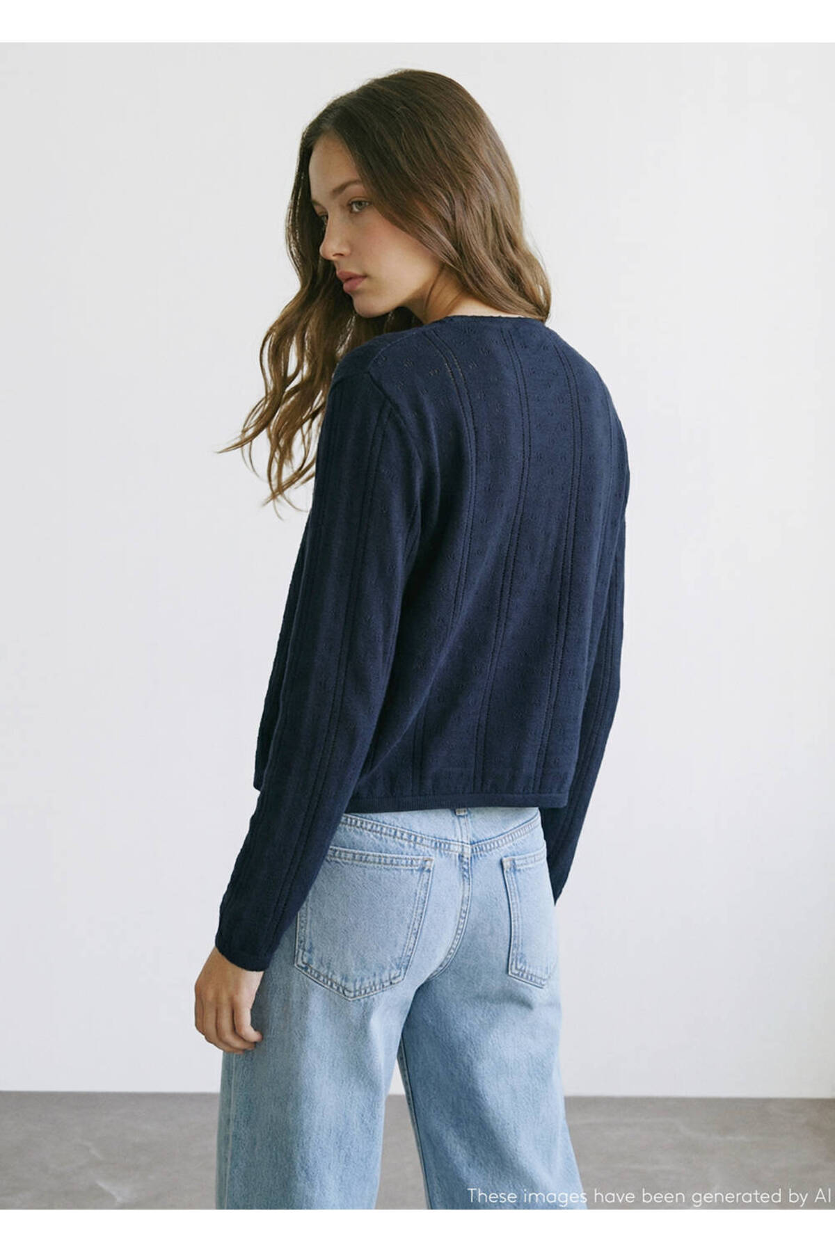 MANGO Teen  İşlemeli triko hırka - Görsel 4