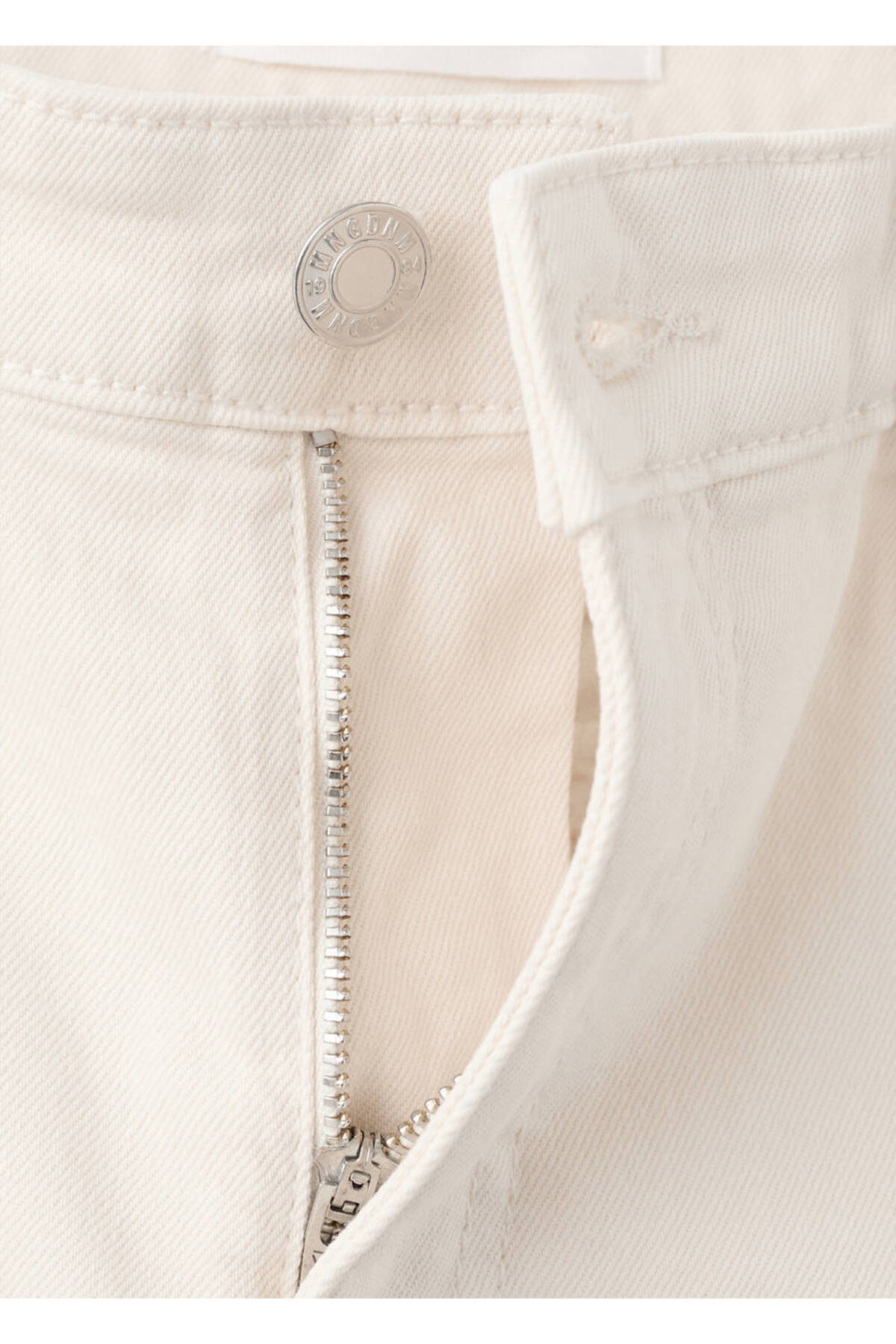 MANGO  Orta bel flared jean - Görsel 8