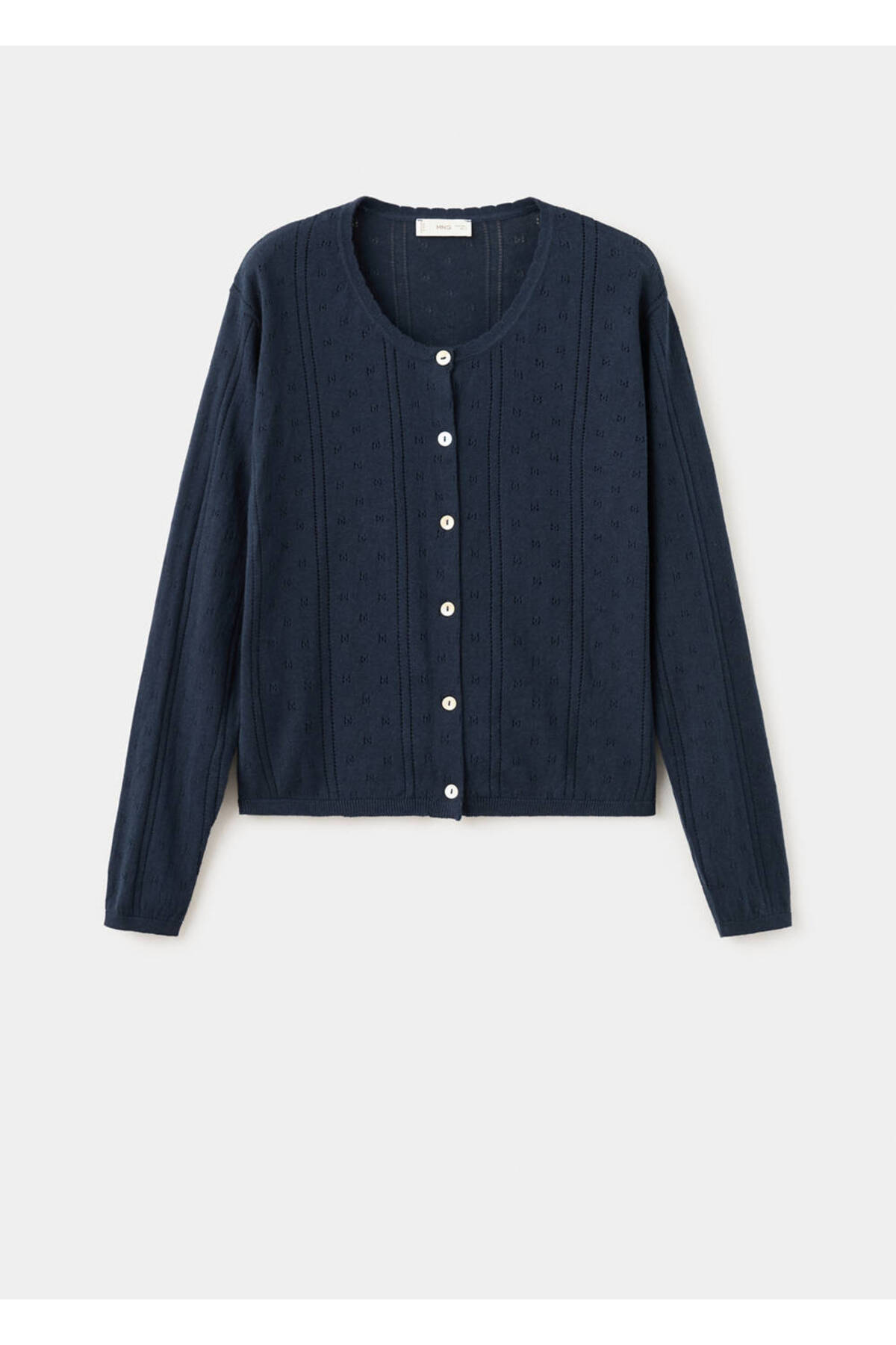 MANGO Teen  İşlemeli triko hırka - Görsel 3