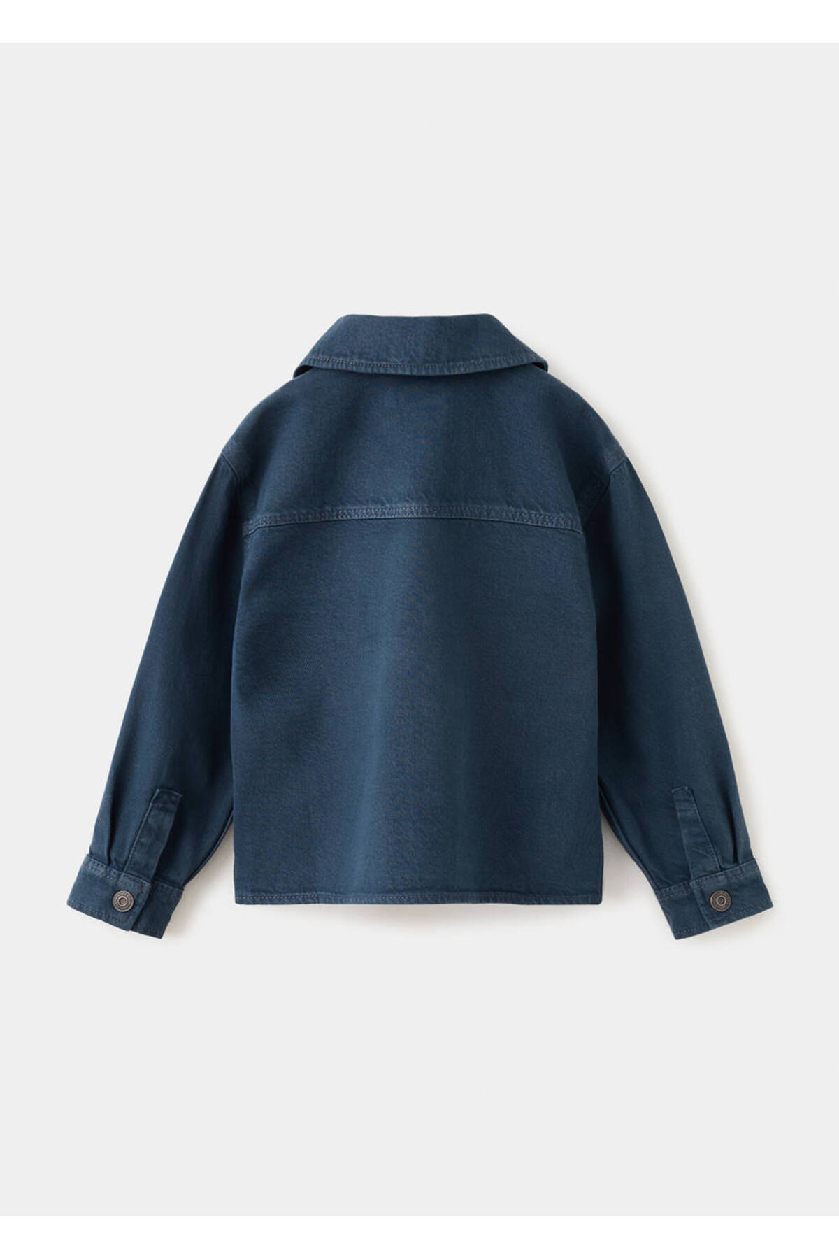 MANGO Baby Kürk yakalı denim mont fotoğrafı 4 (önizleme)