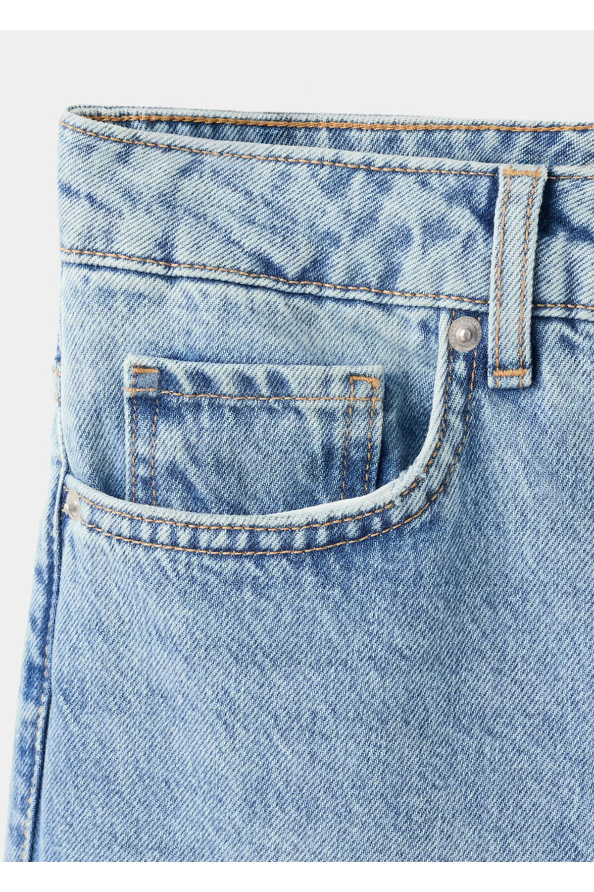 MANGO  Orta bel düz kesim jean - Görsel 5