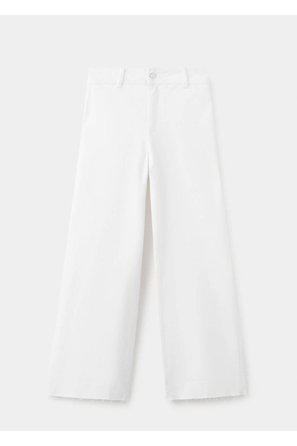 MANGO  Catherin yüksek belli culotte jean pantolon - Görsel 3