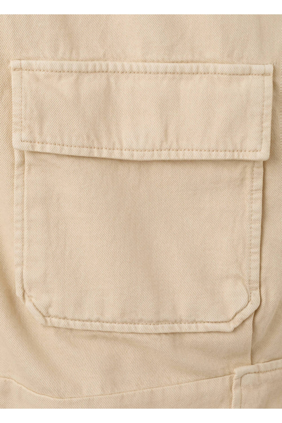 MANGO  Yüksek yakalı denim parka - Görsel 5