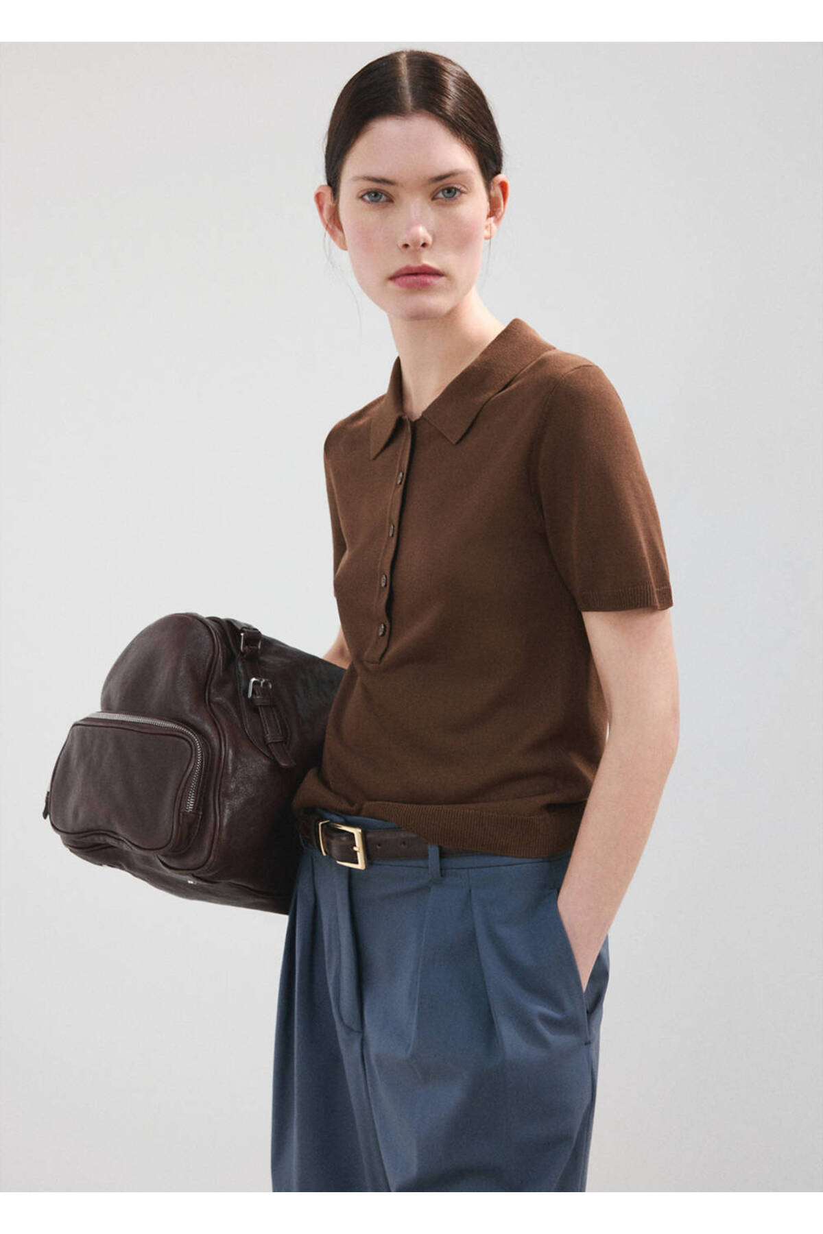 MANGO  Polo yaka kazak