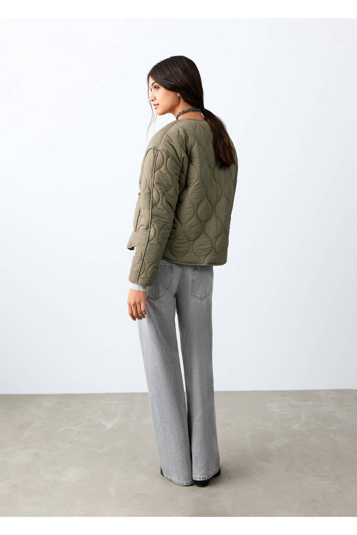 MANGO Teen  Kapitone ceket - Görsel 4