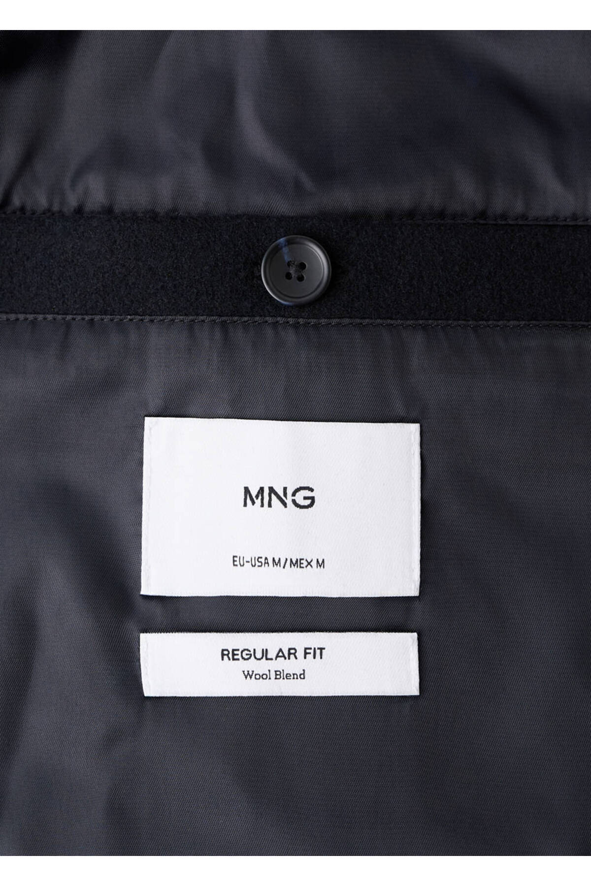 MANGO Man  Çıkarılabilir kapüşonlu yün ceket - Görsel 5