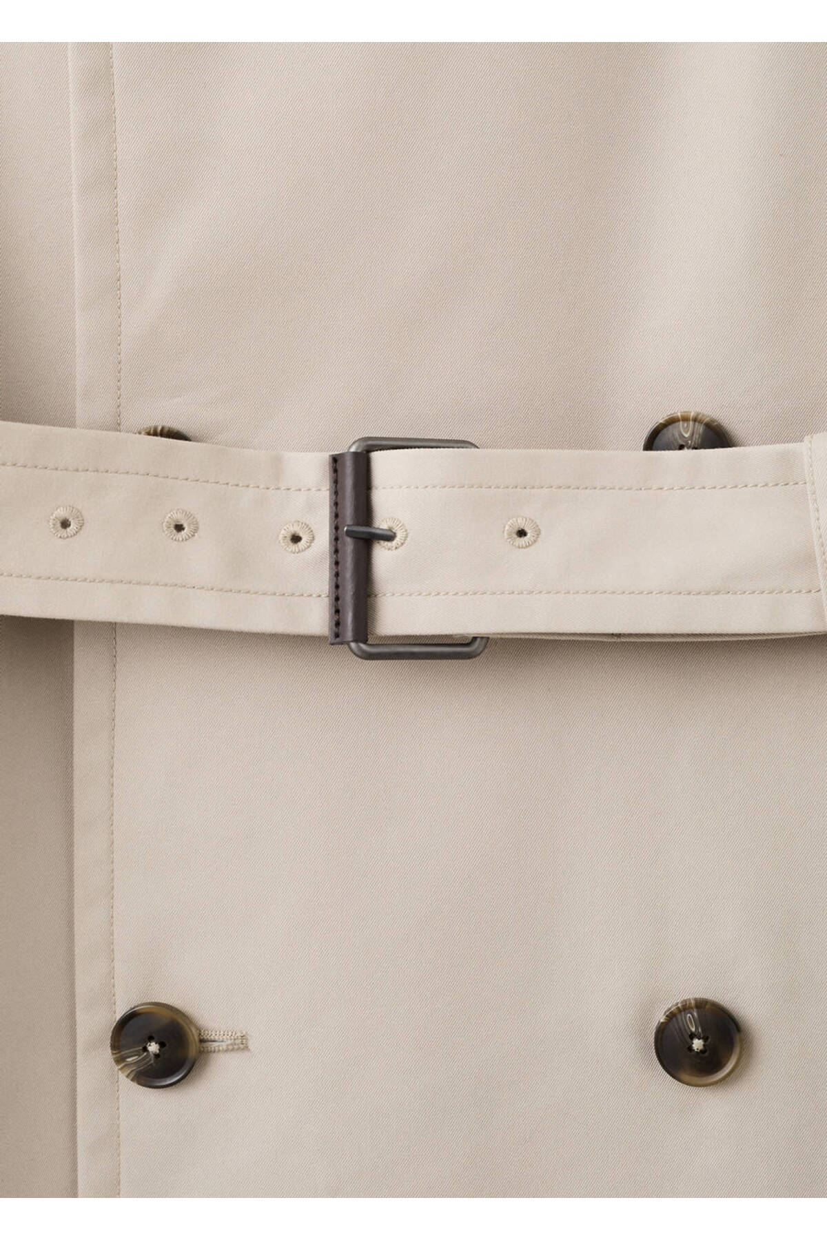 MANGO Man  Kemerli su itici trençkot - Görsel 5