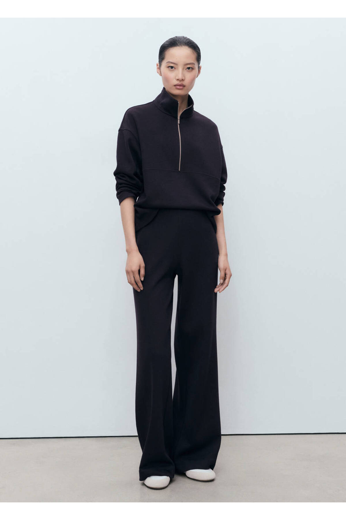 MANGO Woman Pamuklu jogger pantolon görsel 2