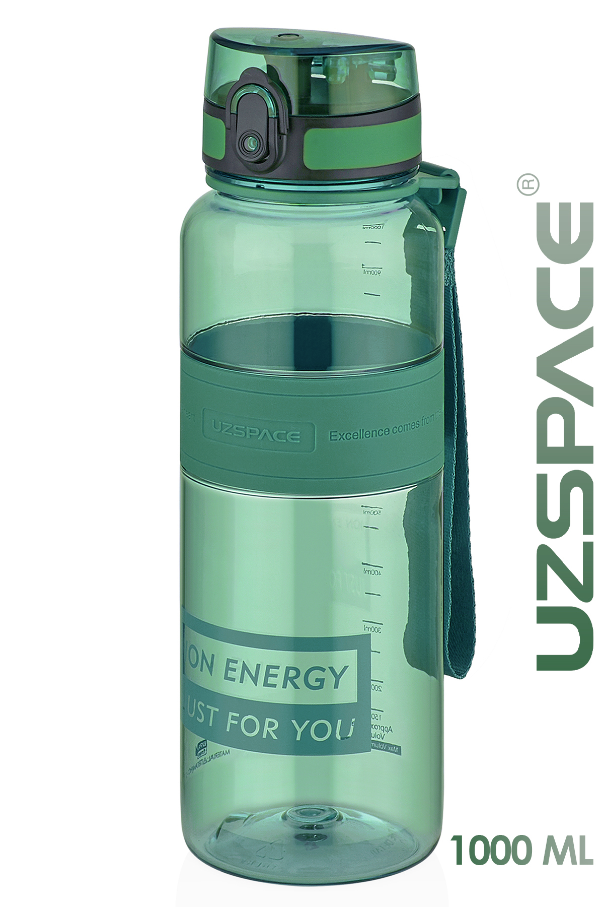 Tritan Water Flask 1000ml 1 Liter Large Size Renewed Colors