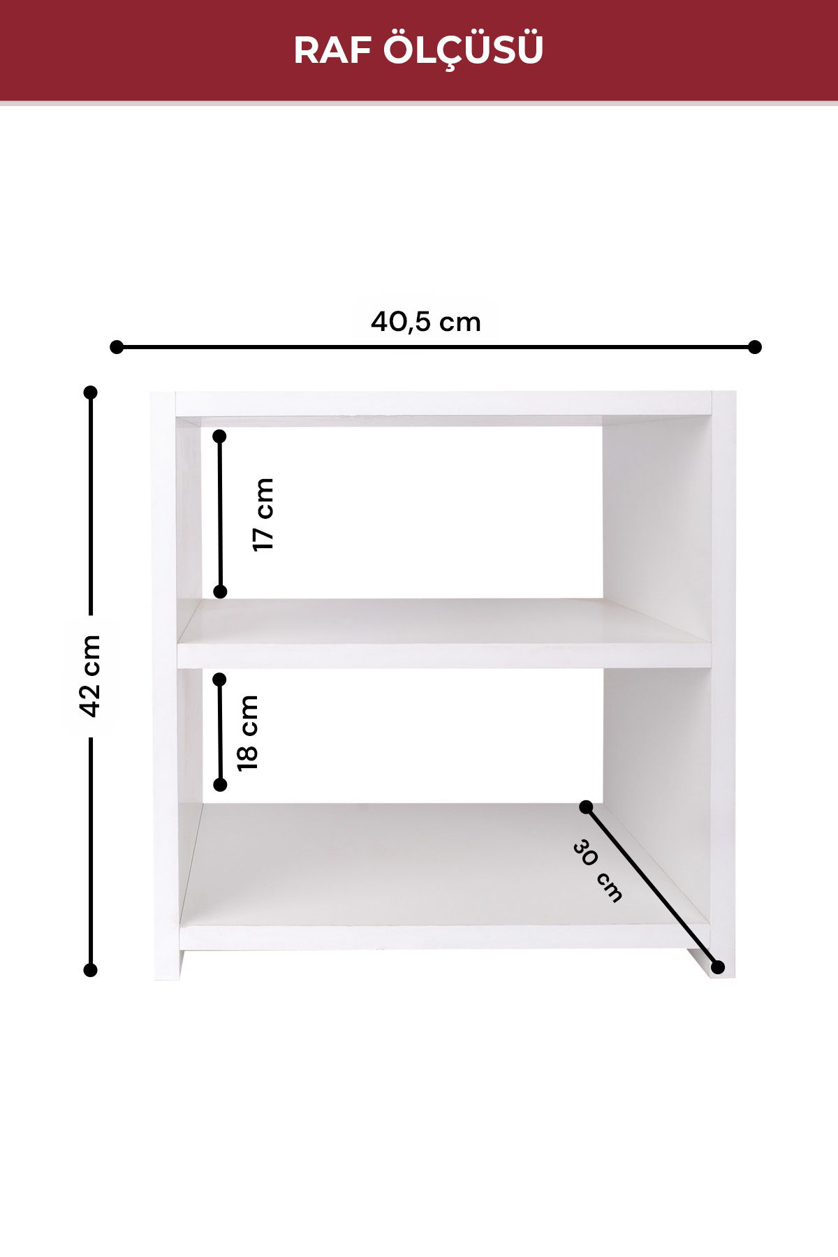 Genel Markalar Bölmeli Yatak Odası Komodini Beyaz fotoğrafı 3 (önizleme)