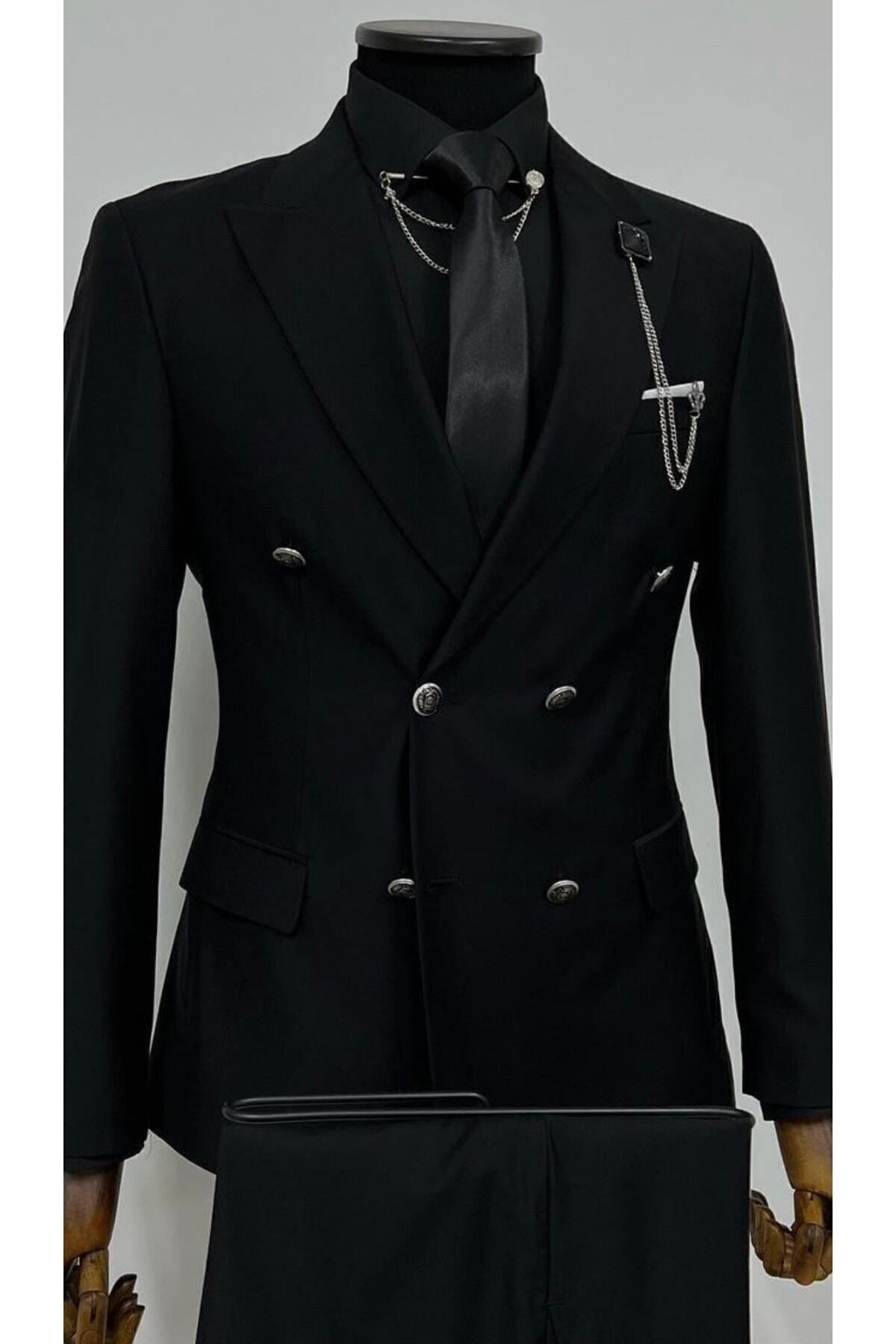 Terziayhan  Takım Elbise Kruvaze Slim Fit - Görsel 4