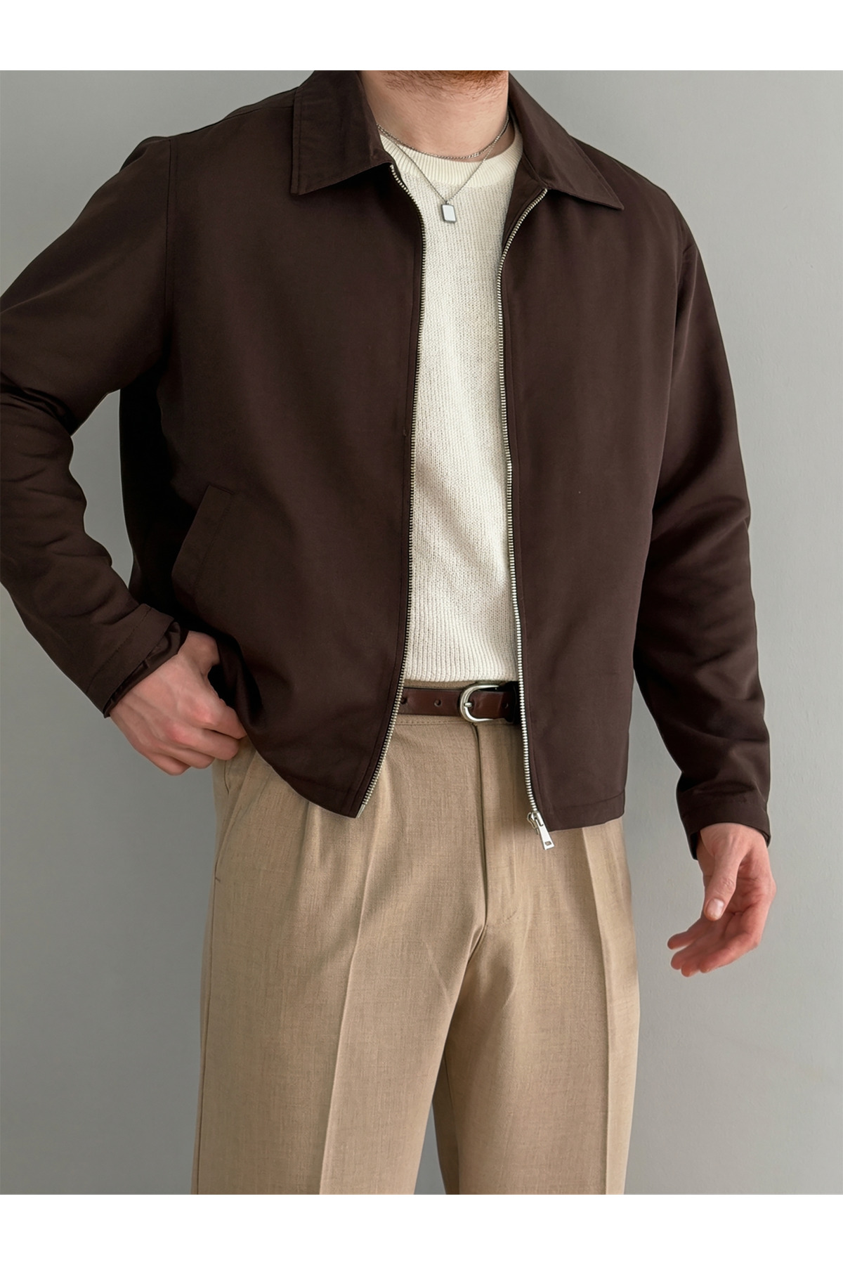 Bossago  ZR Viral Erkek Mont Ceket - Görsel 3