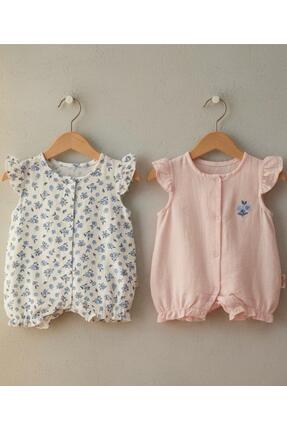ALTINTAŞ BABY GARDEN FLOWERS 2'Lİ MÜSLİN TULUM