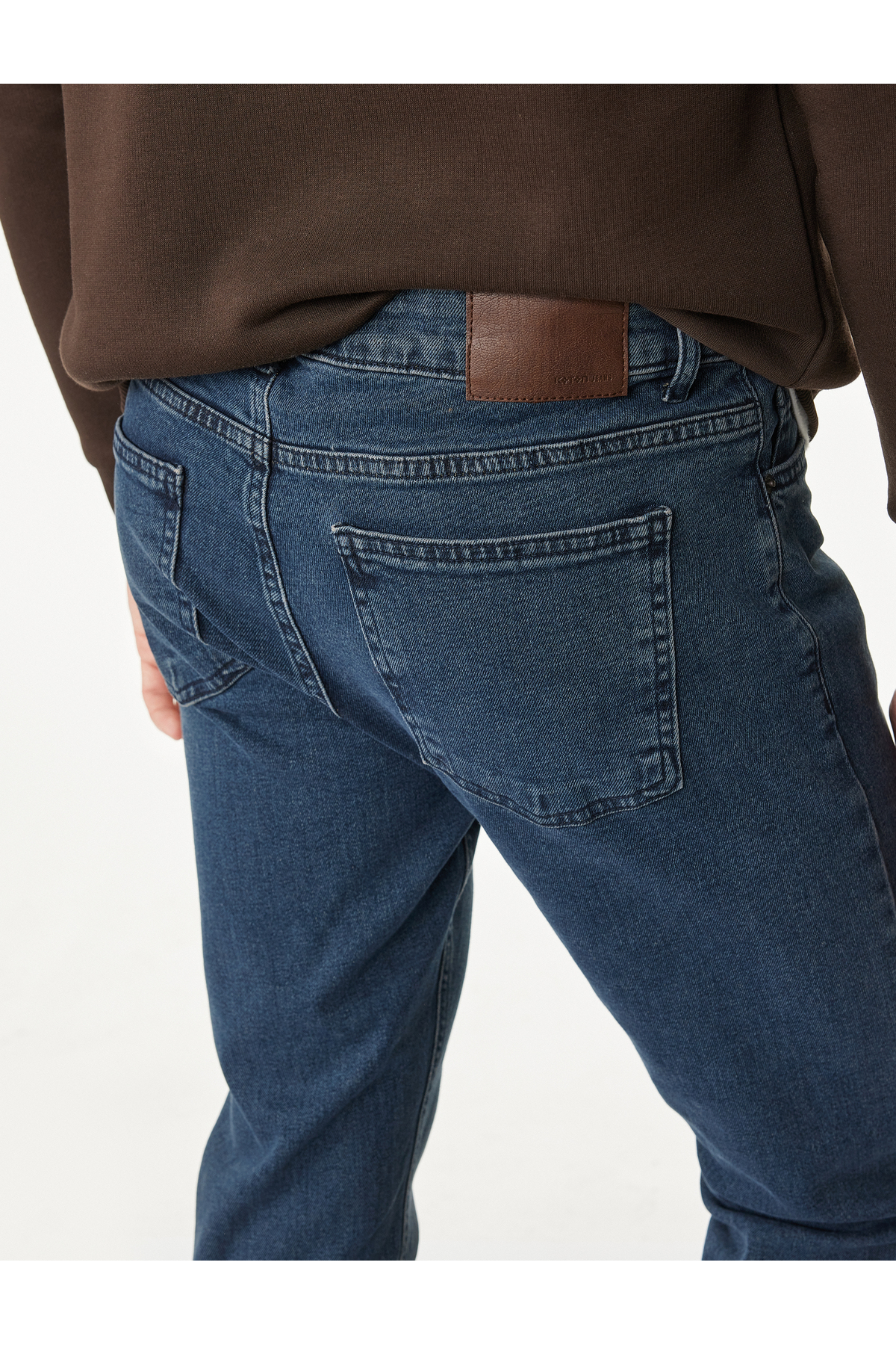 Koton Michael indigo Erkek Jean Pantolon 6SAM40060ND görsel 3