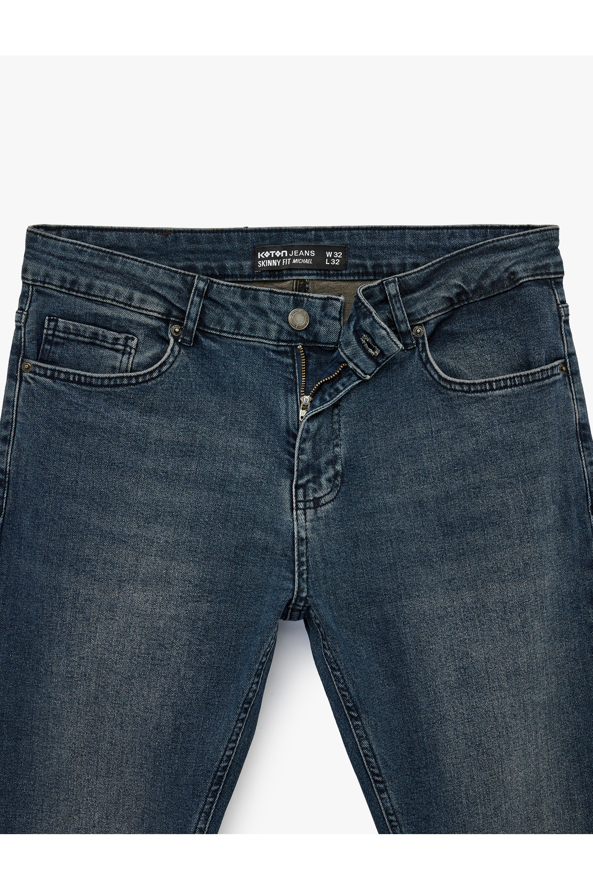 Koton Michael indigo Erkek Jean Pantolon 6SAM40060ND görsel 6