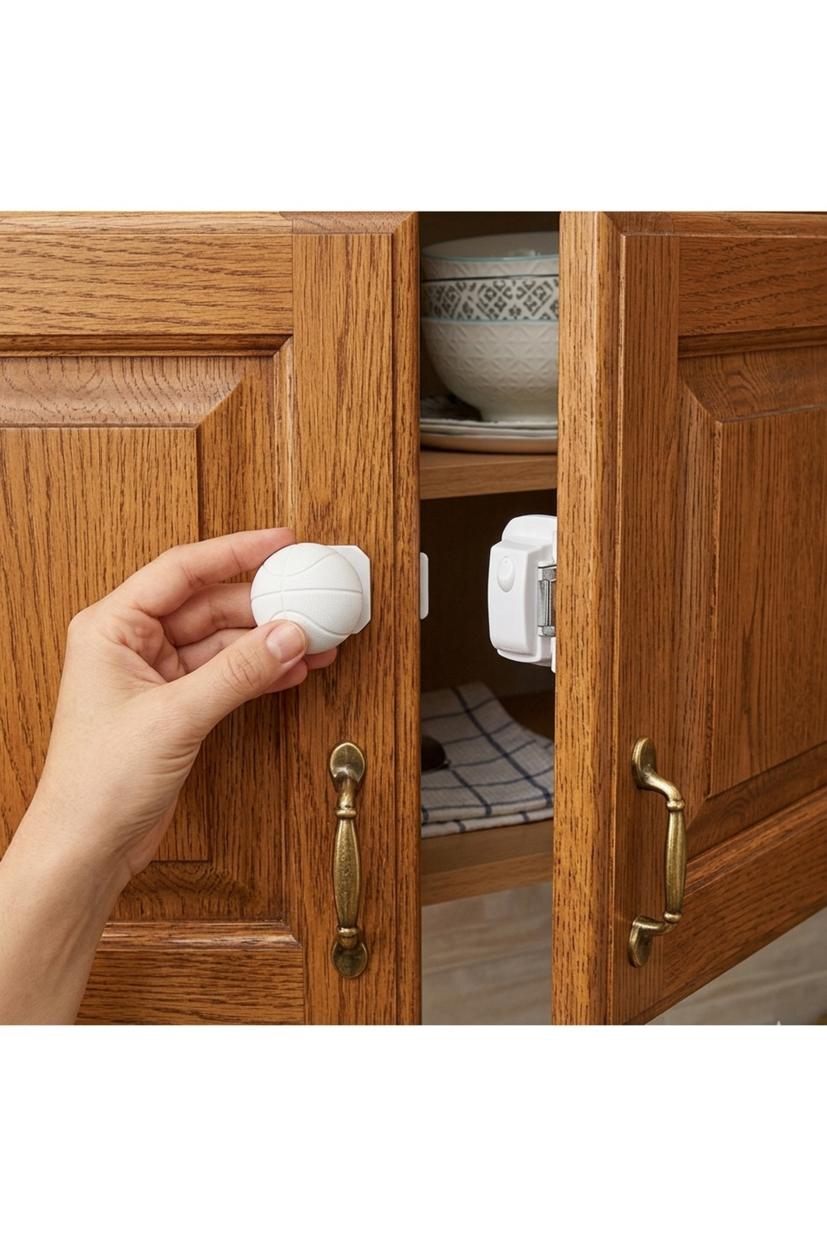 Miningaa Manyetik Çekmece Kilidi - Gizli Kilit - Çocuk Kilidi - DC003 fotoğrafı 7 (önizleme)