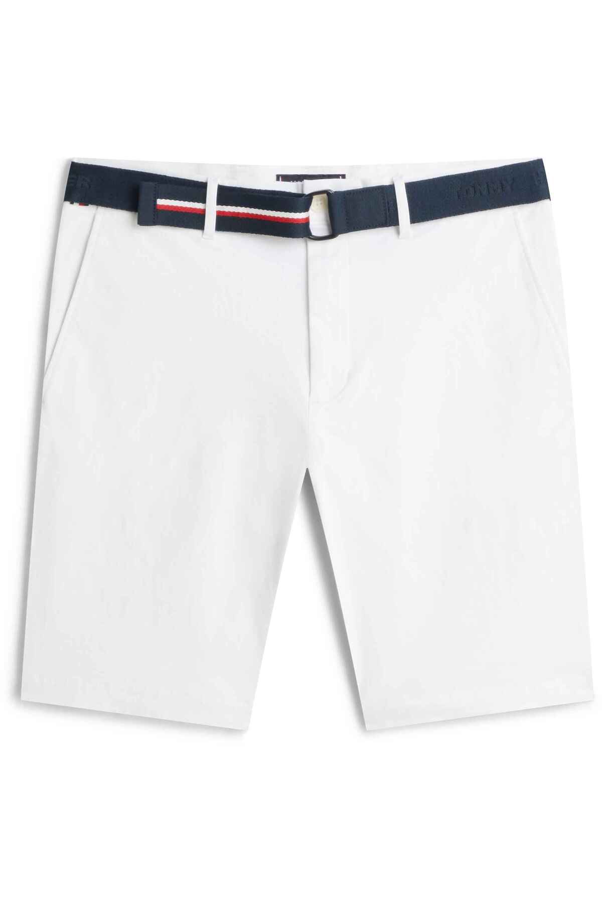 White Shorts for Daily Use with Men's Brand Logo MW0MW42349 YCF