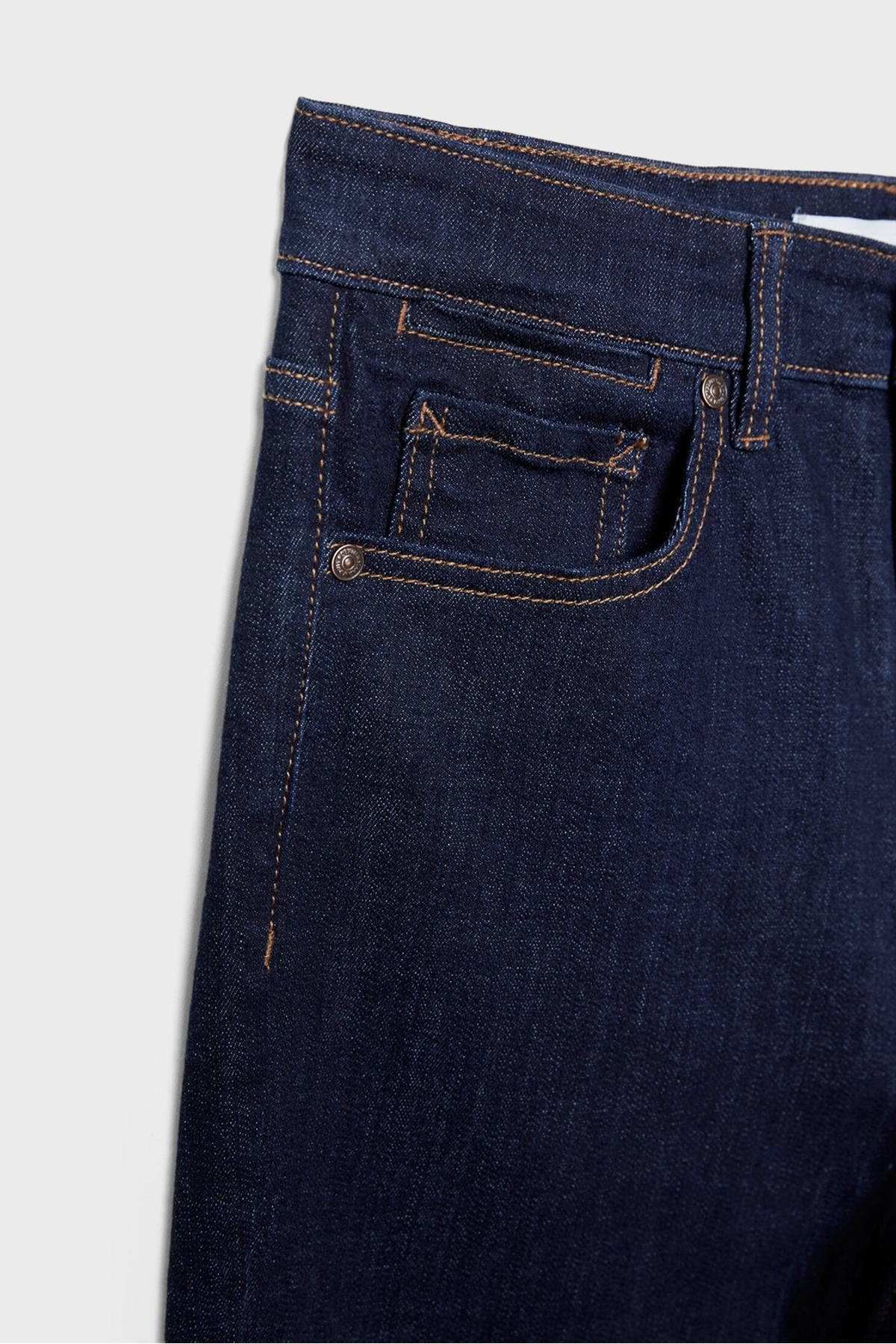 Stradivarius D74 slim fit İspanyol paça jean görsel 8