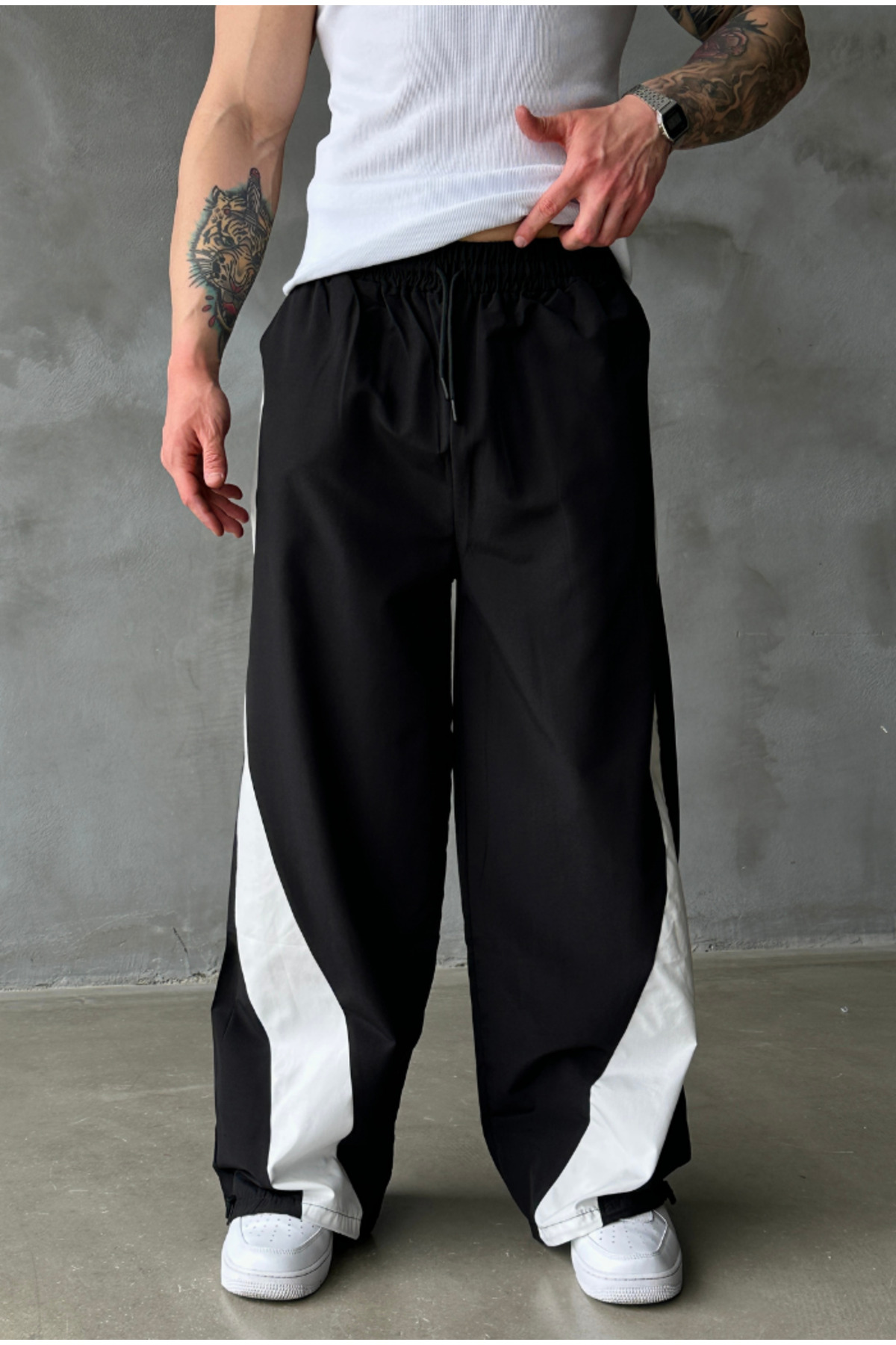 cezstudio Extra Baggy Stoper Paraşüt Eşofman Altı