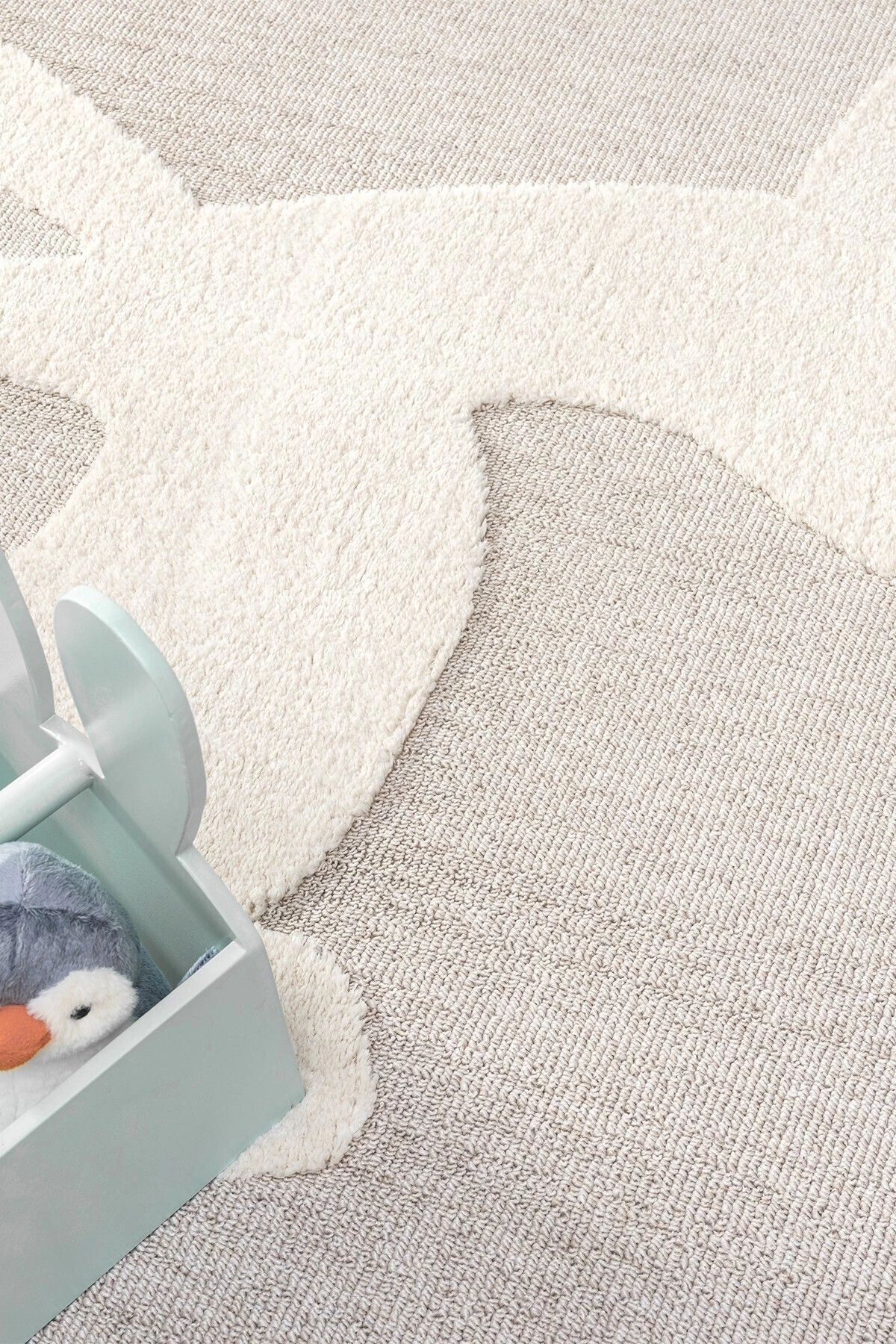 Eliz Home Bej Krem Yumuşak Bukleli Dokuma Halı Bebek Odası Çocuk Odası Genç Odası Halısı 18 fotoğrafı 3 (önizleme)