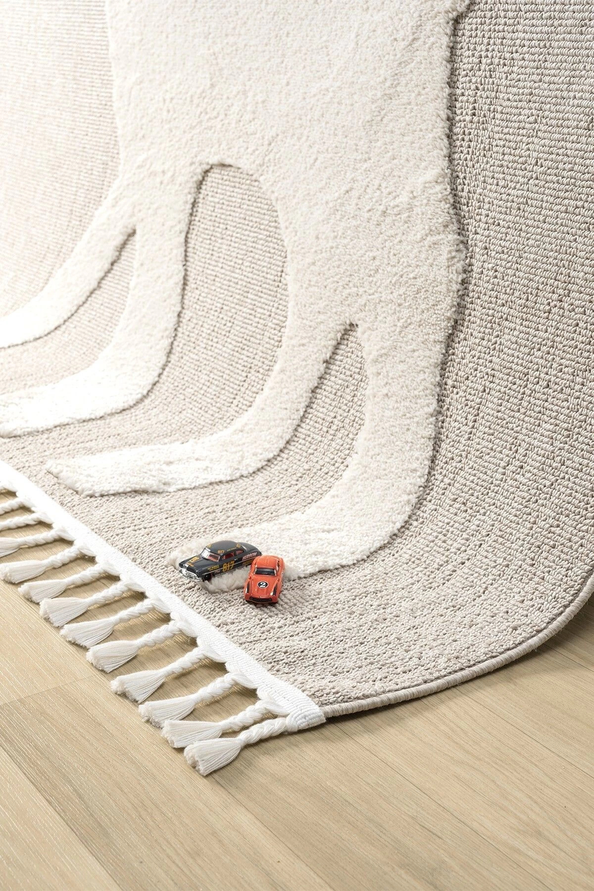 Eliz Home Bej Krem Yumuşak Bukleli Dokuma Halı Bebek Odası Çocuk Odası Genç Odası Halısı 18 fotoğrafı 2 (önizleme)
