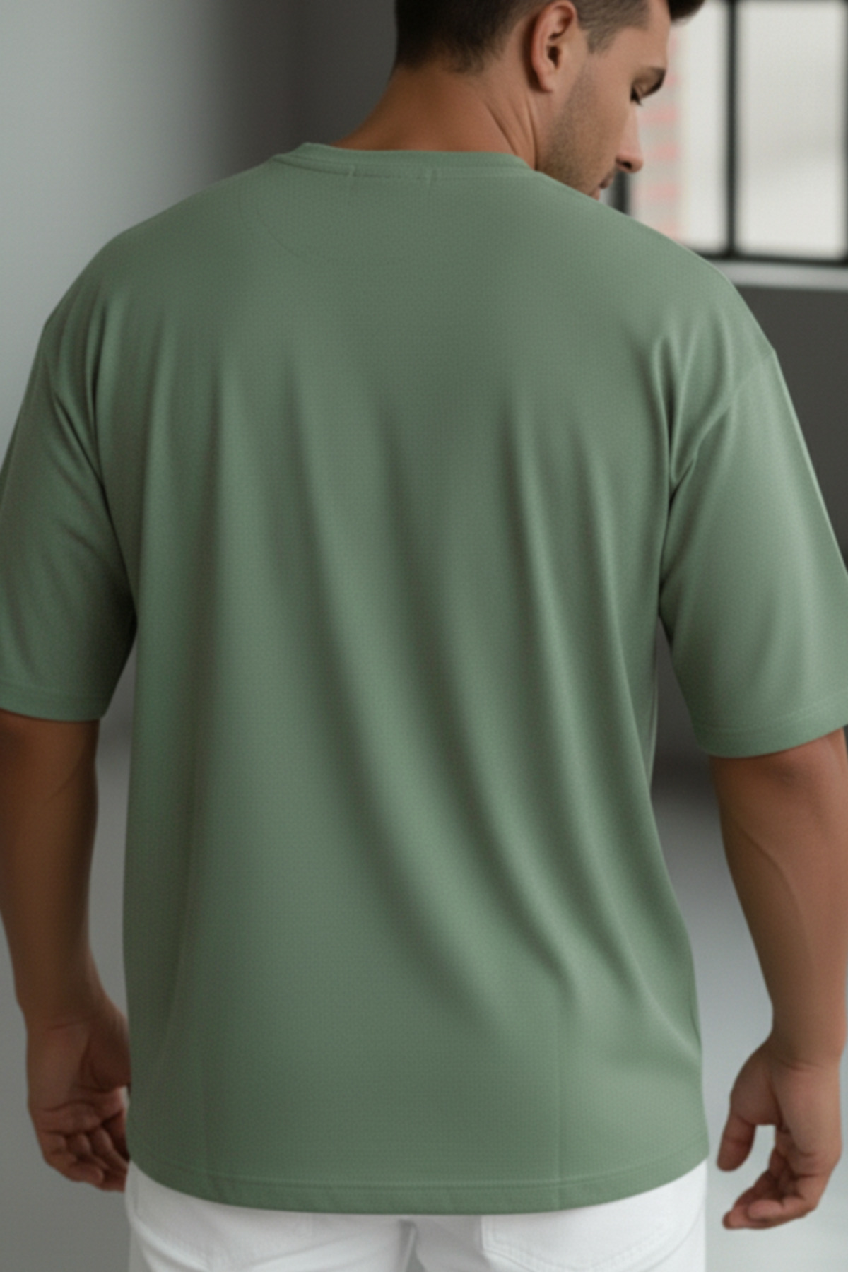 Teenage Millionaire Erkek Free Life Açık Yeşil Bisiklet Yaka Oversize Salas T-Shirt görsel 2