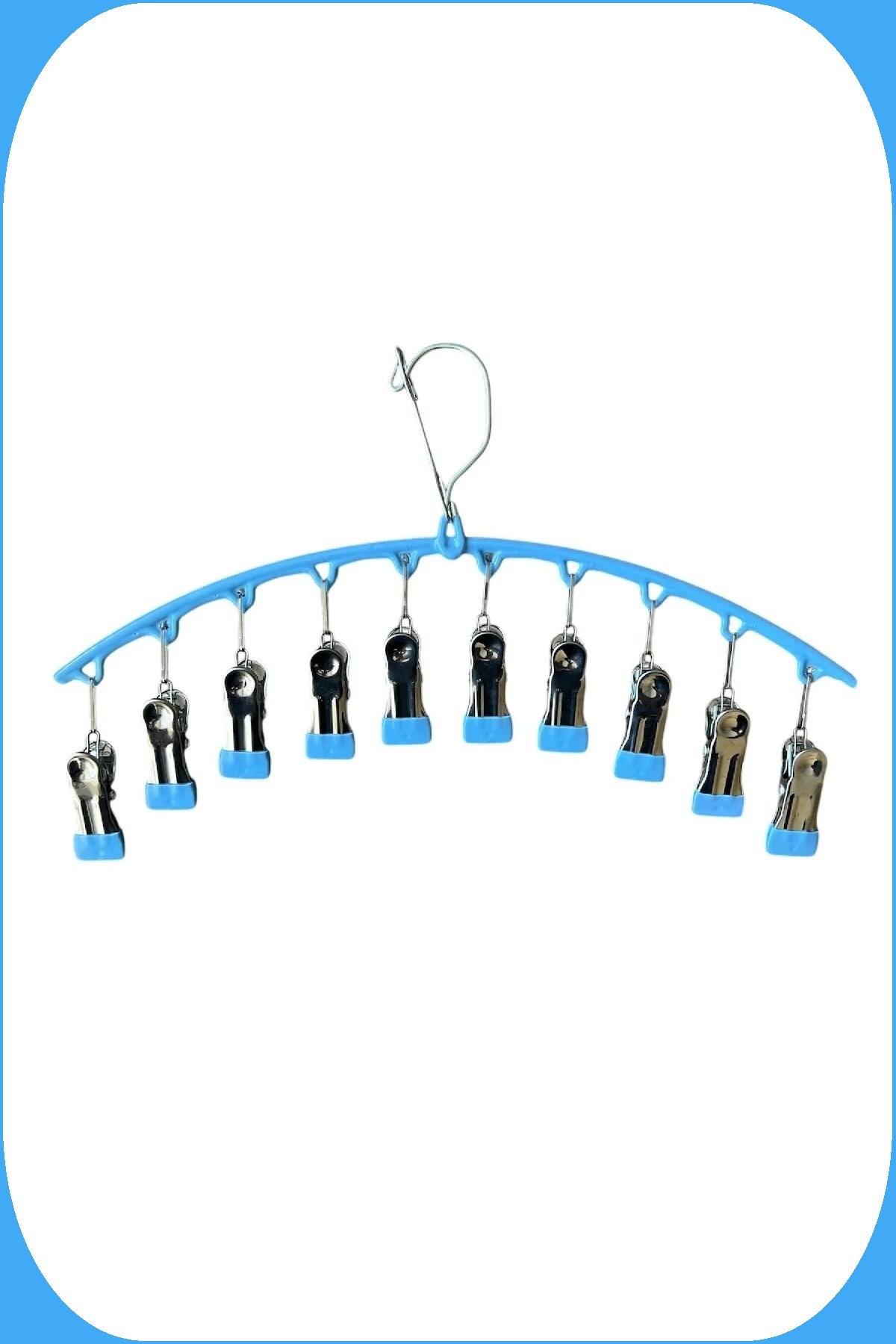 Multiple Shawl Hanger, Metal Latching Shawl Hanger, 10 Latching Hanger